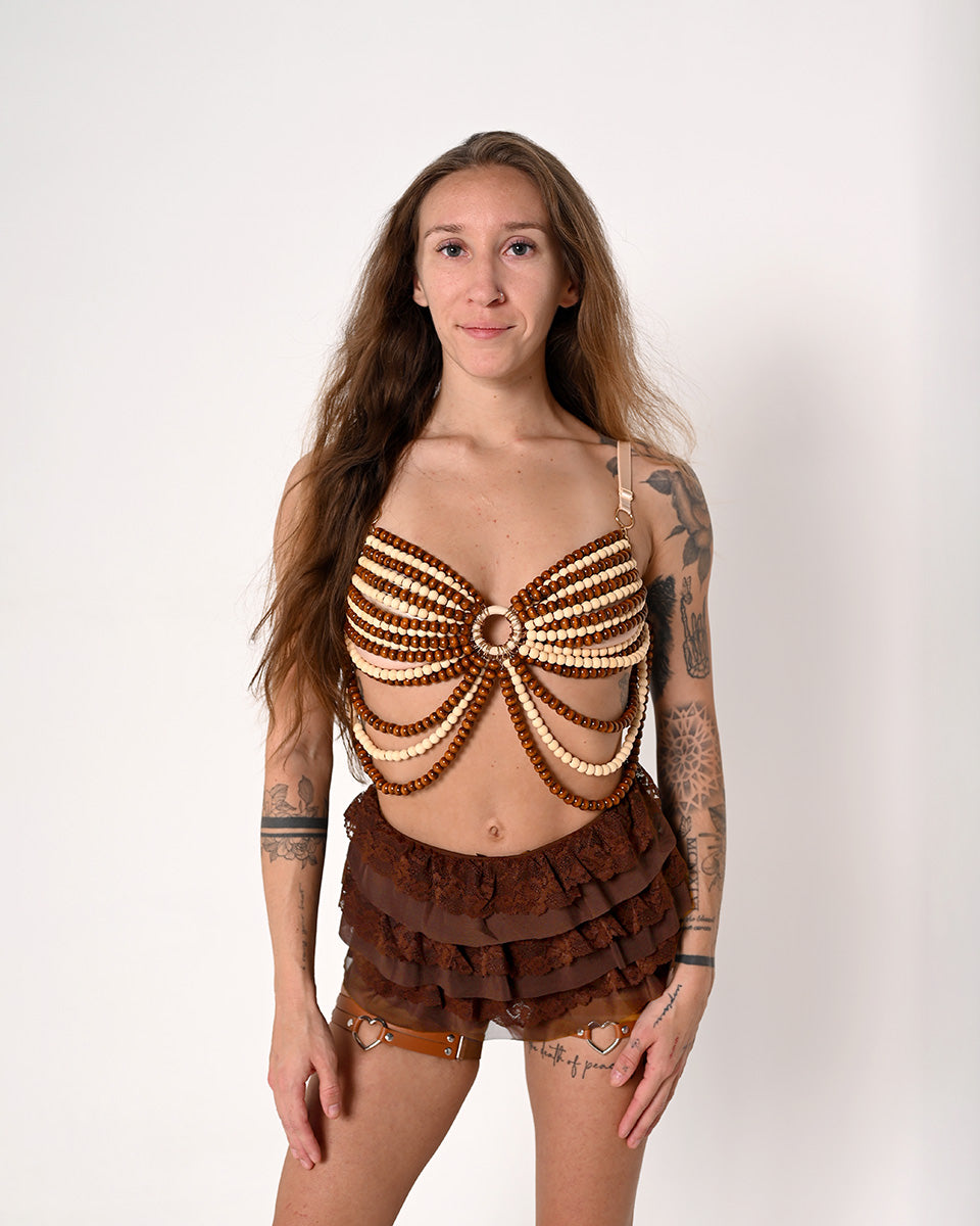 Desert Dawn Beaded Top