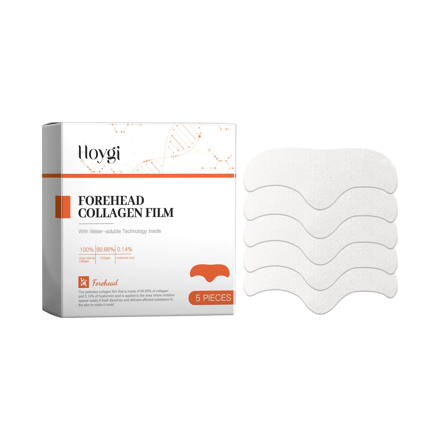 Hydrolyzed Collagen Patch Moisturizing, Firming, Whitening, Moisturizing And Lifting Forehead Patch