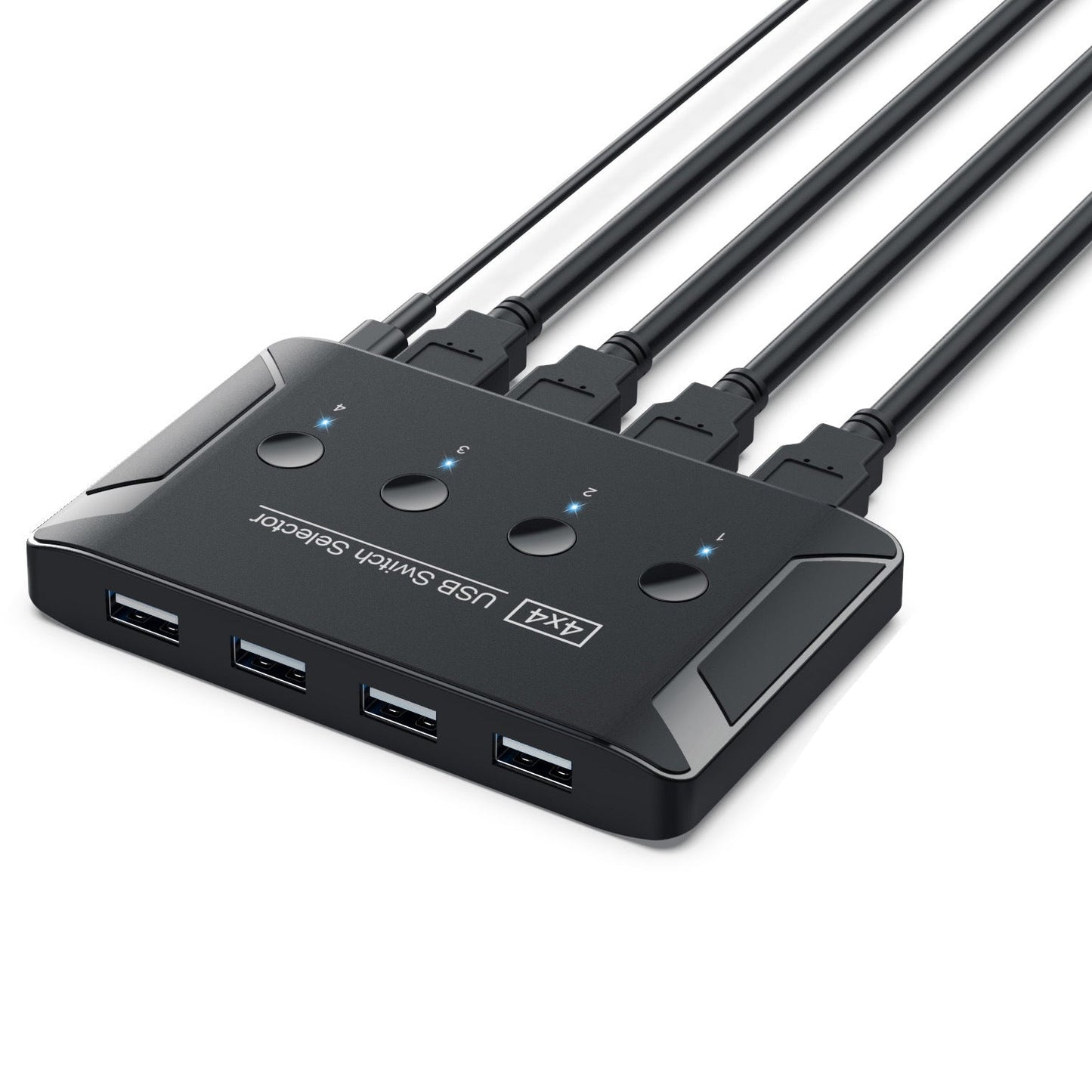 USB 3.0 multi interface four in four out hub printer sharer multi computer shared switch