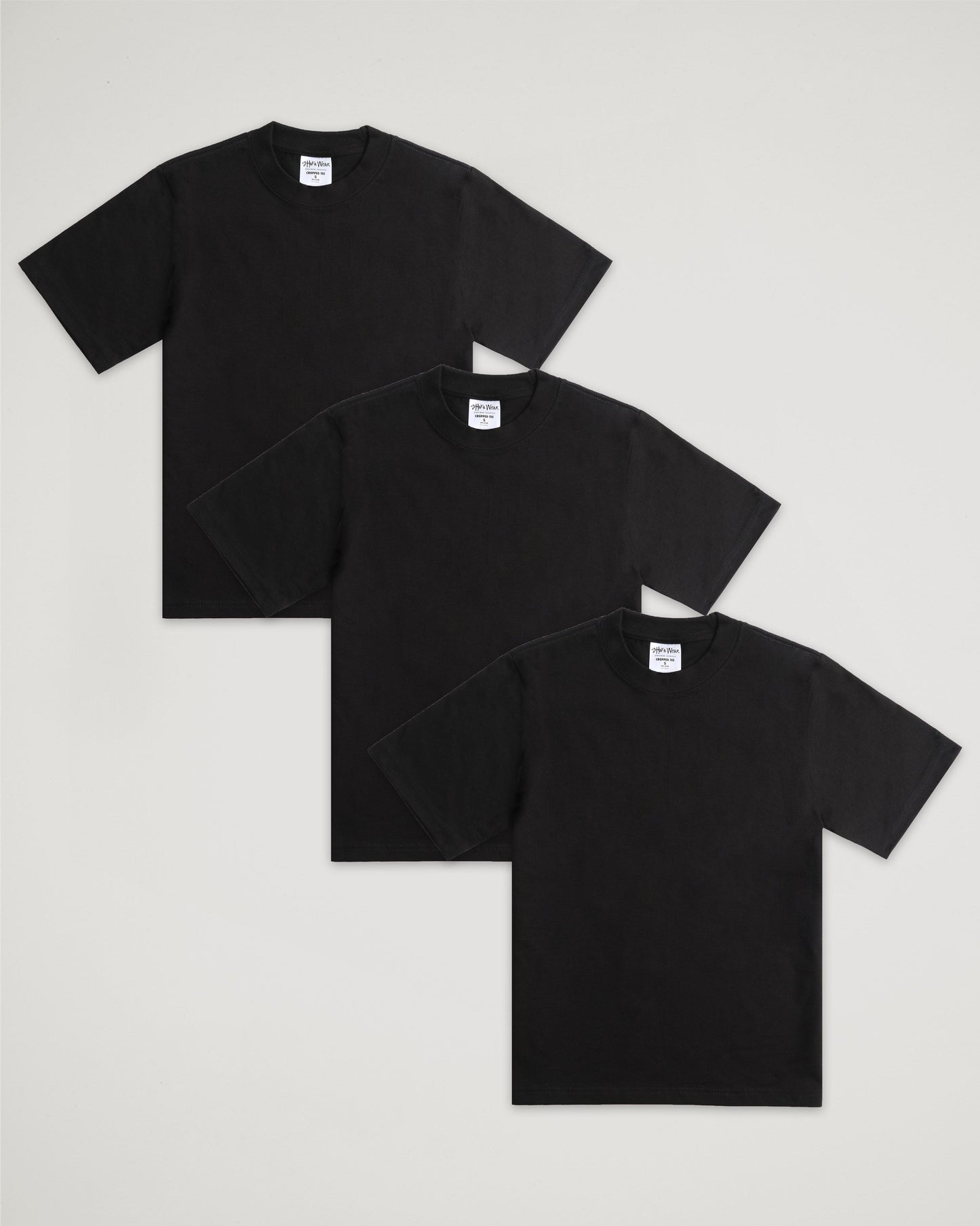 7.5oz Max Heavyweight Cropped Tee - 3-Pack