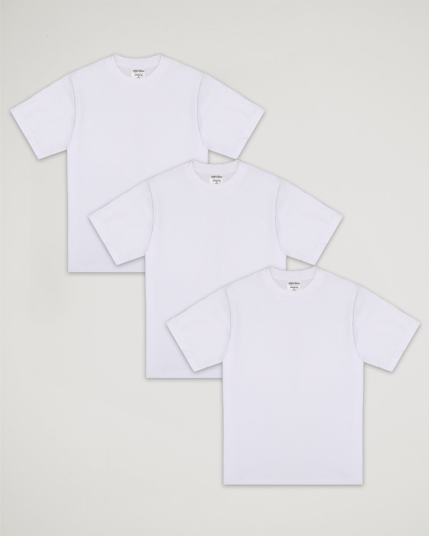 7.5oz Max Heavyweight Cropped Tee - 3-Pack