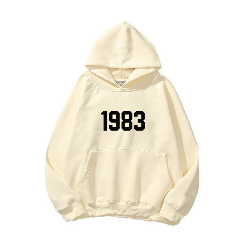 Double Layer Velvet Hoodie for Harajuku Style