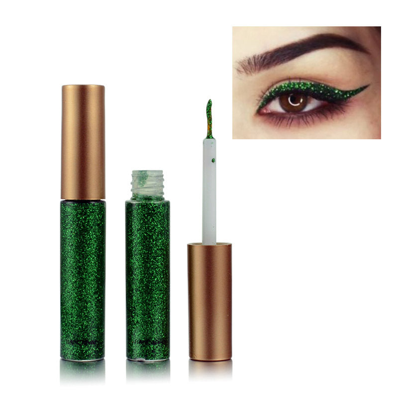 HANDAIYAN Explosive Glitter Liquid Eyeliner Set Sequin Pop Eyeliner Liquid 10 Pack