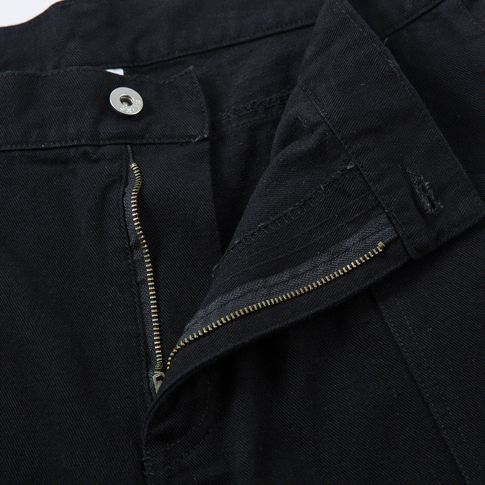 Harajuku Inspired Dark Street Style Wide Leg Denim Trousers