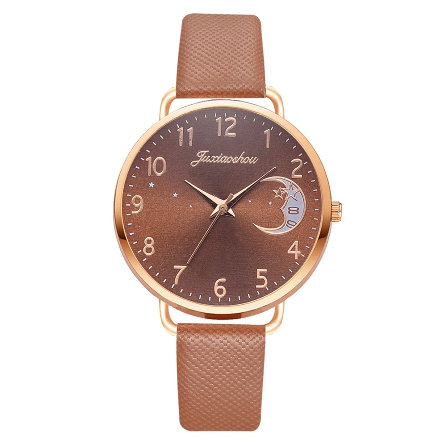 Luxury Leather Band Women's Wrist Watch - Harajuku Style