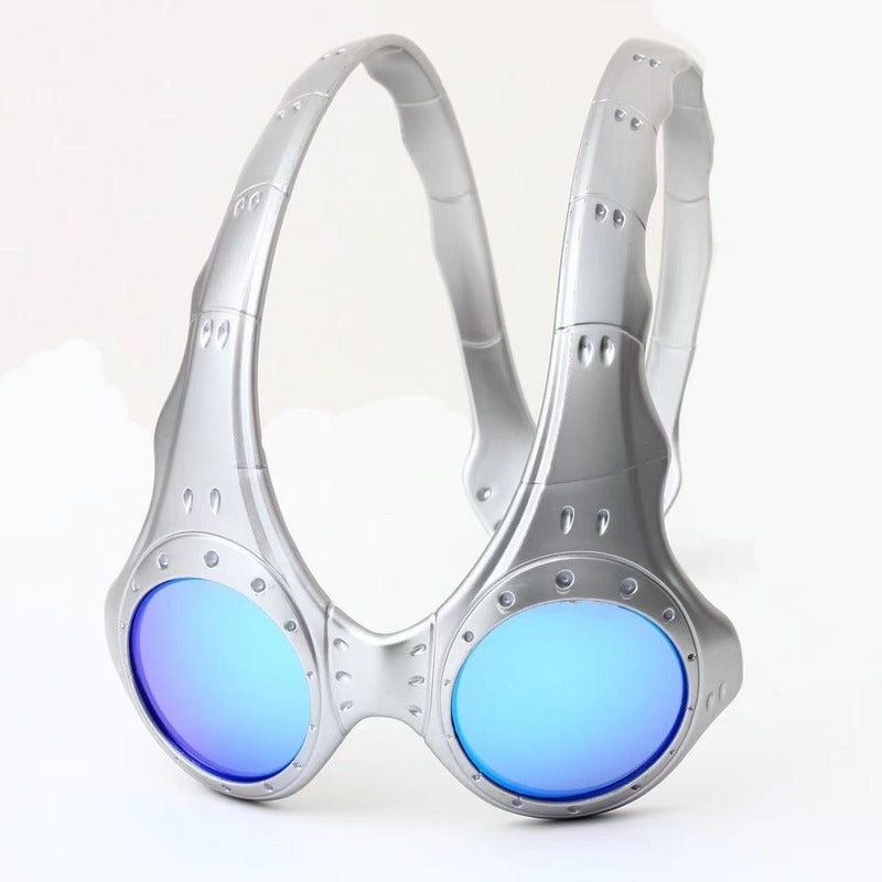 Unisex Over - The - Top Sunglasses. Ideal for outdoor cycling and sports. Fashionable retro - style metal - framed glasses.