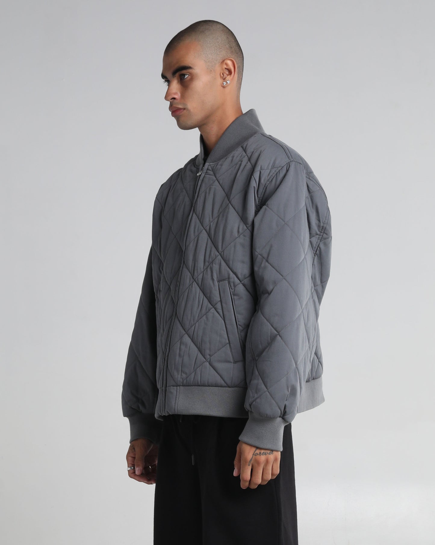 Diamond Quilted Jacket