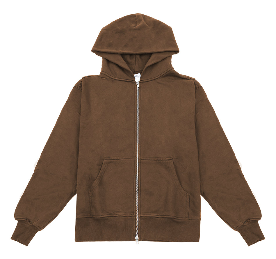 12.0oz Double Zip Garment Dye Hoodie