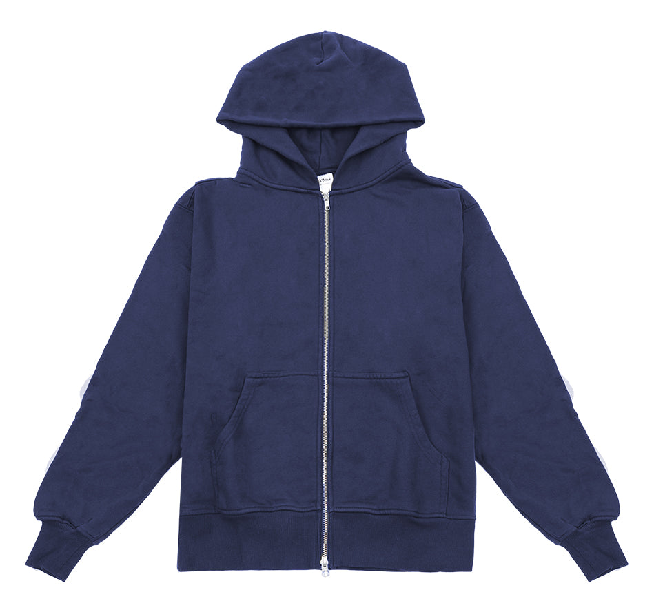 12.0oz Double Zip Garment Dye Hoodie