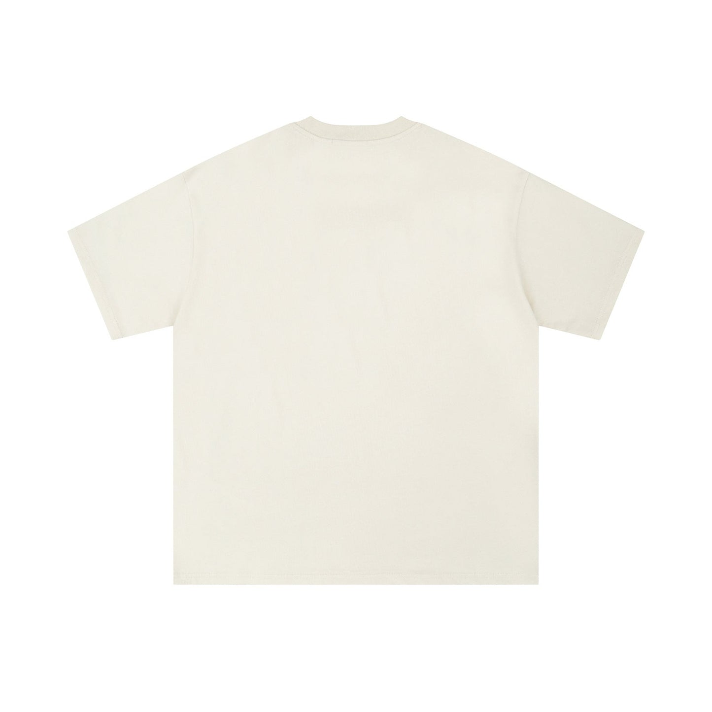 Playful Rhinestone Hula Hoop Cat Embroidery T-Shirt