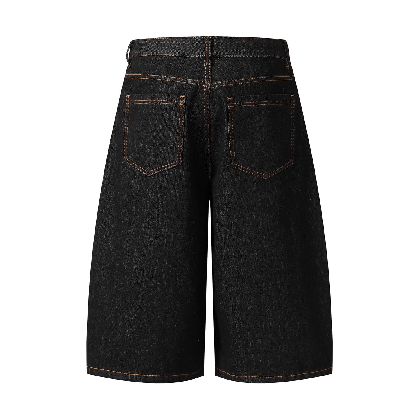 Street Original Denim Embroidered Curved Knife Pants