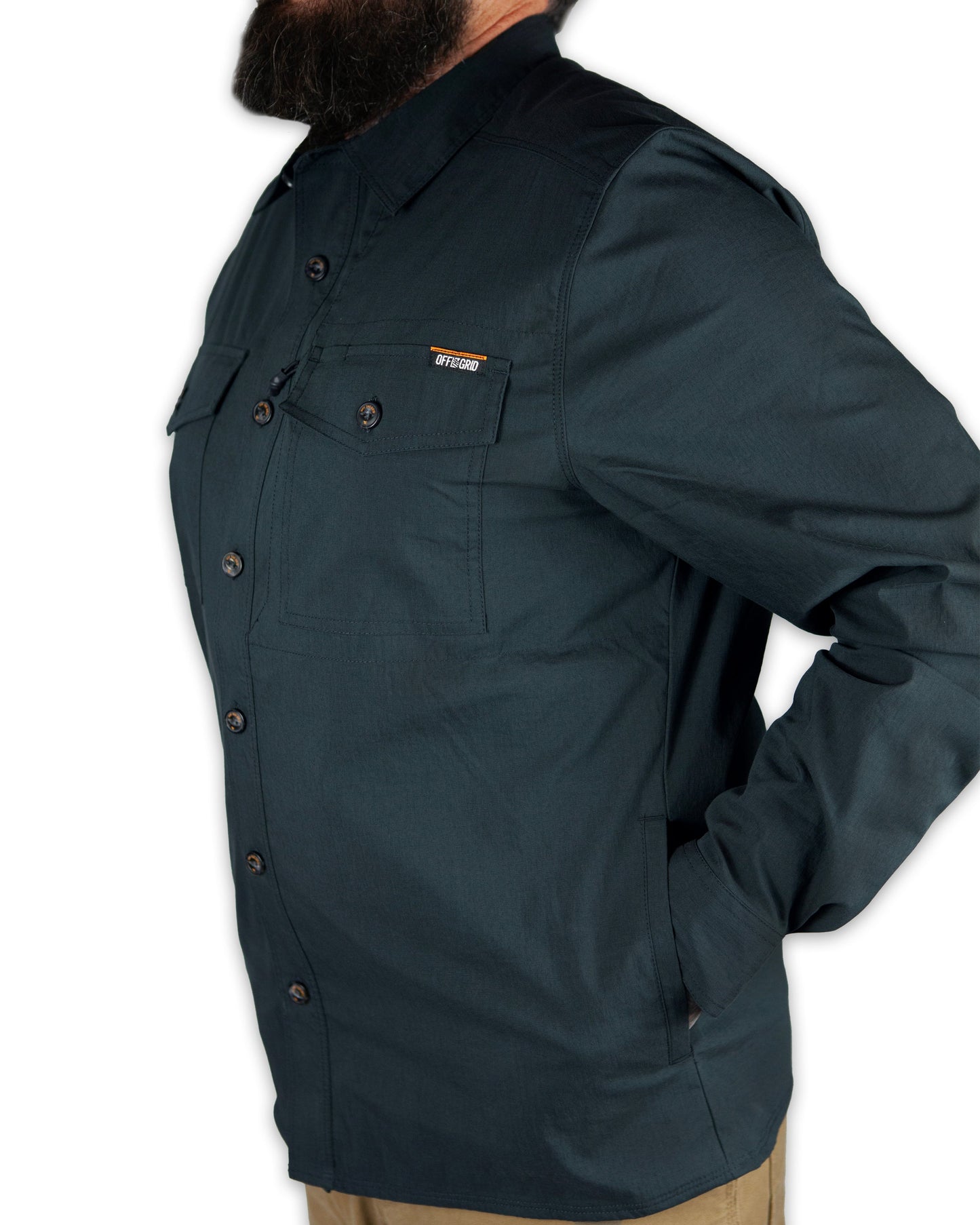 Echo Bravo LS Shirt - Vintage Black