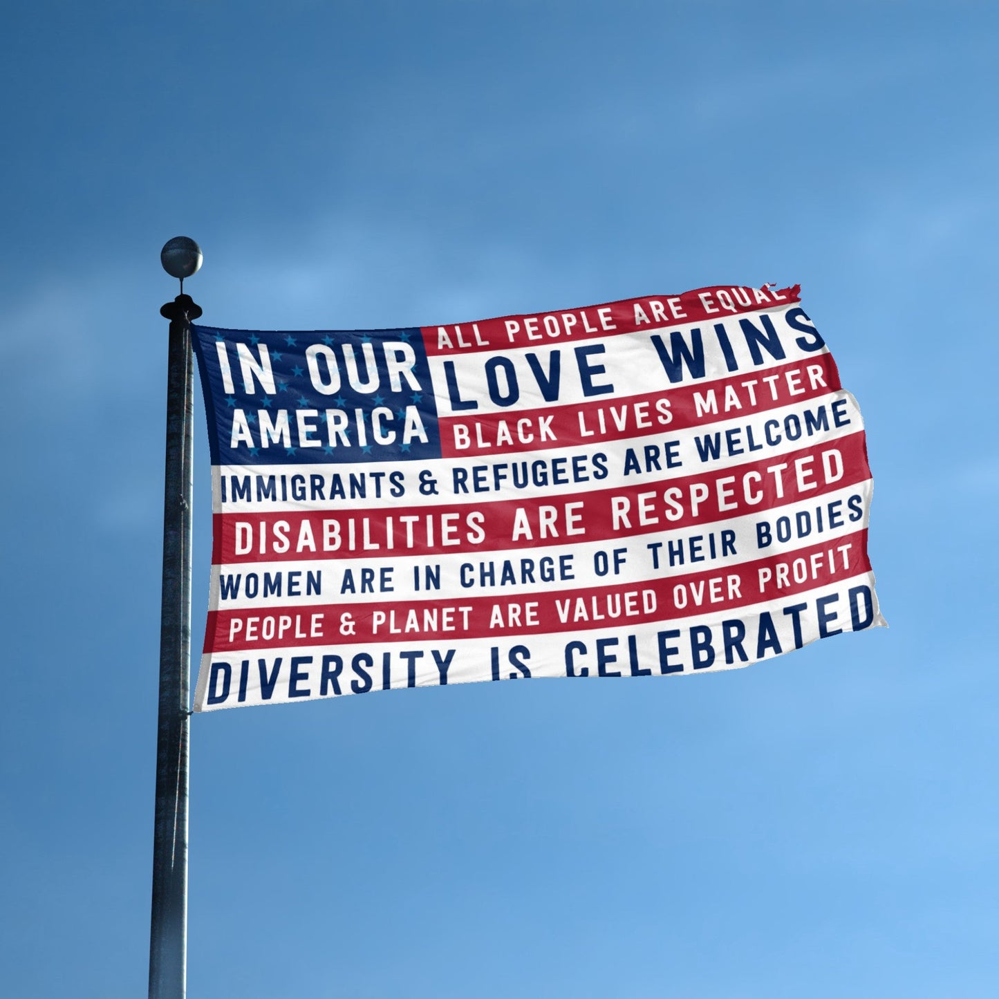 "In Our America" Flag