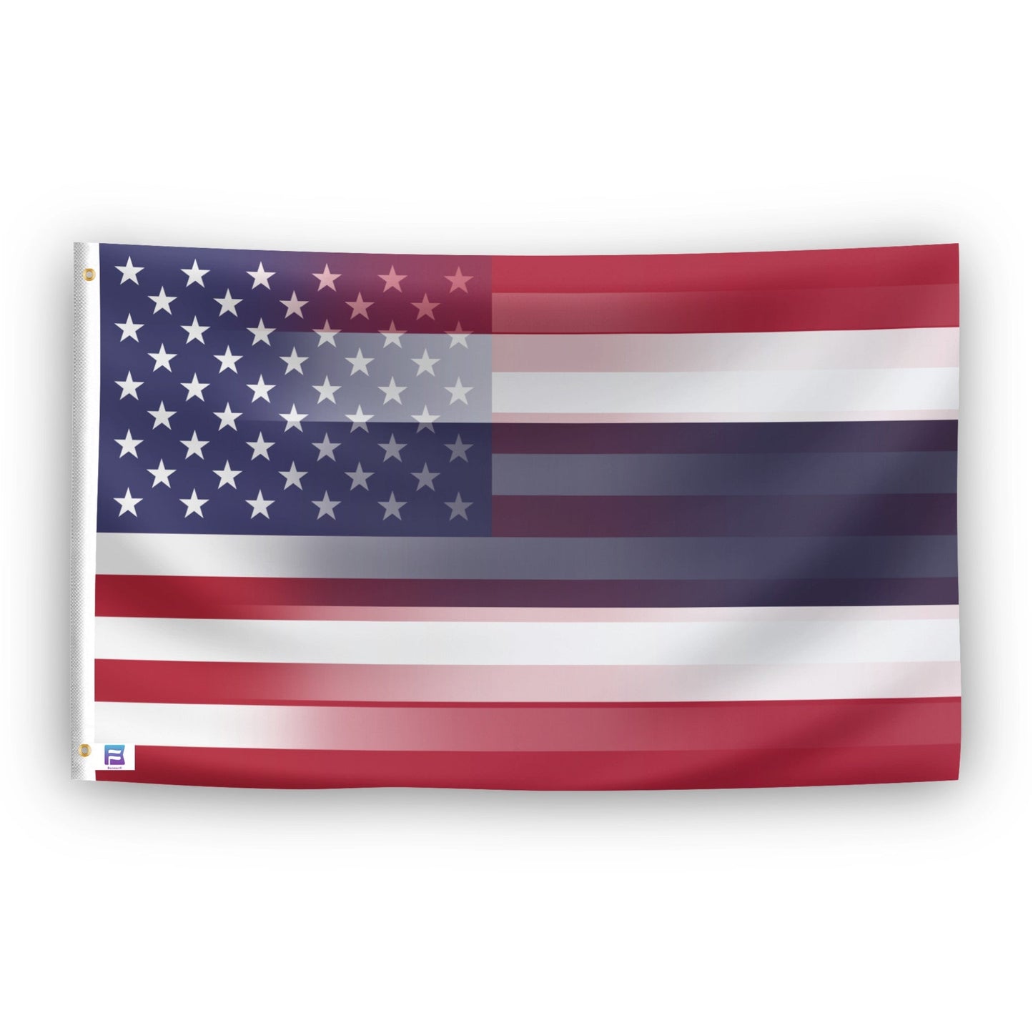 Thai American Hybrid Flag