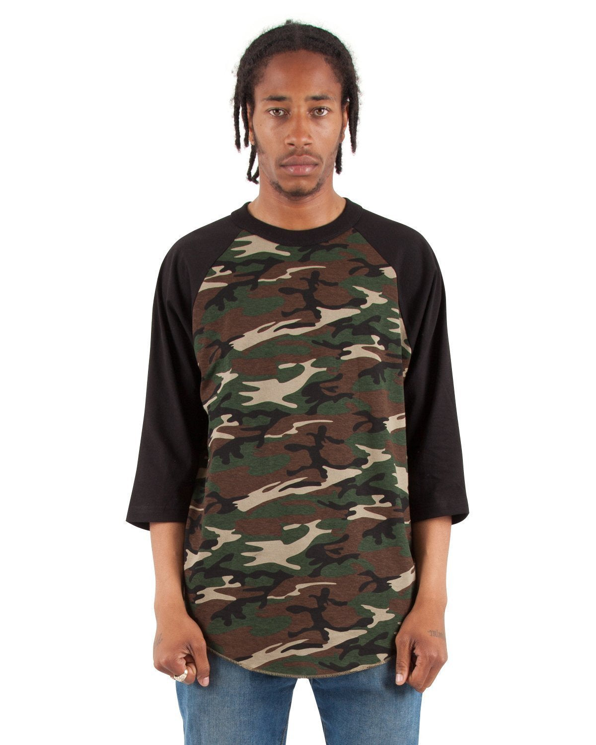 6.0oz Raglan 3/4 Sleeve - Large Sizes