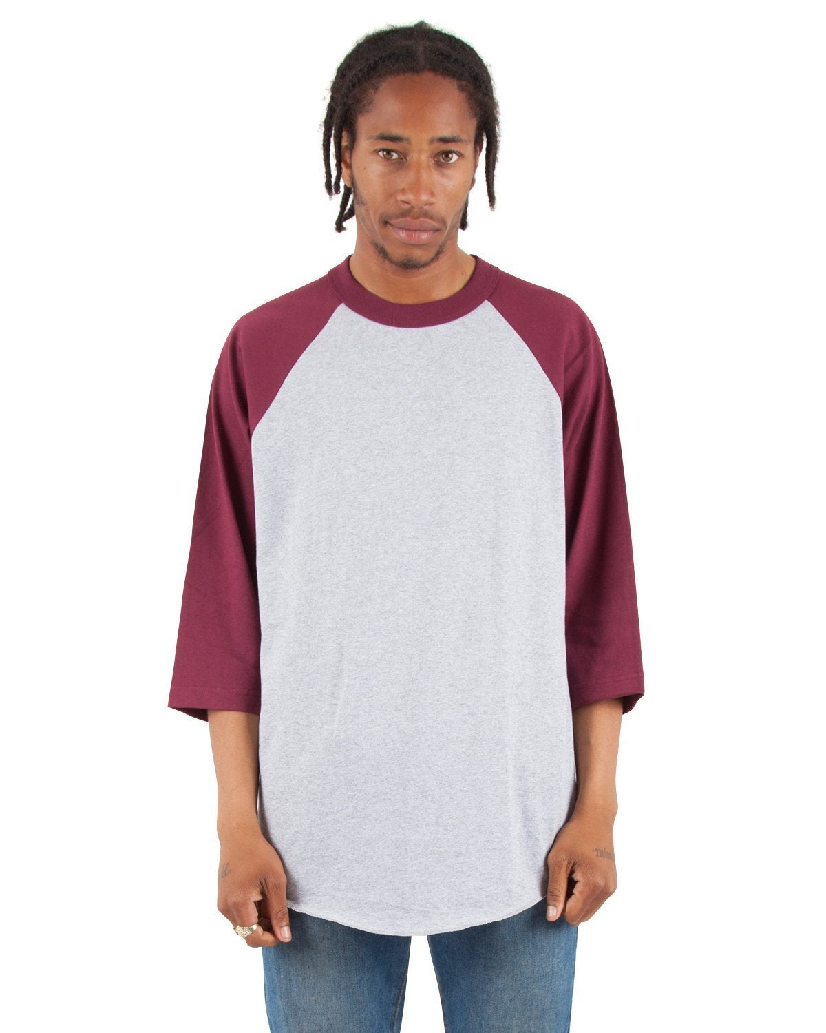 6.0oz Raglan 3/4 Sleeve - Large Sizes
