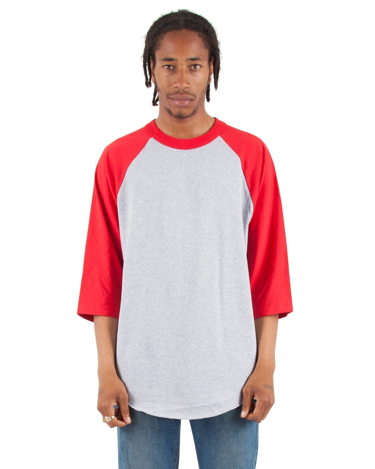 6.0oz Raglan 3/4 Sleeve - Large Sizes