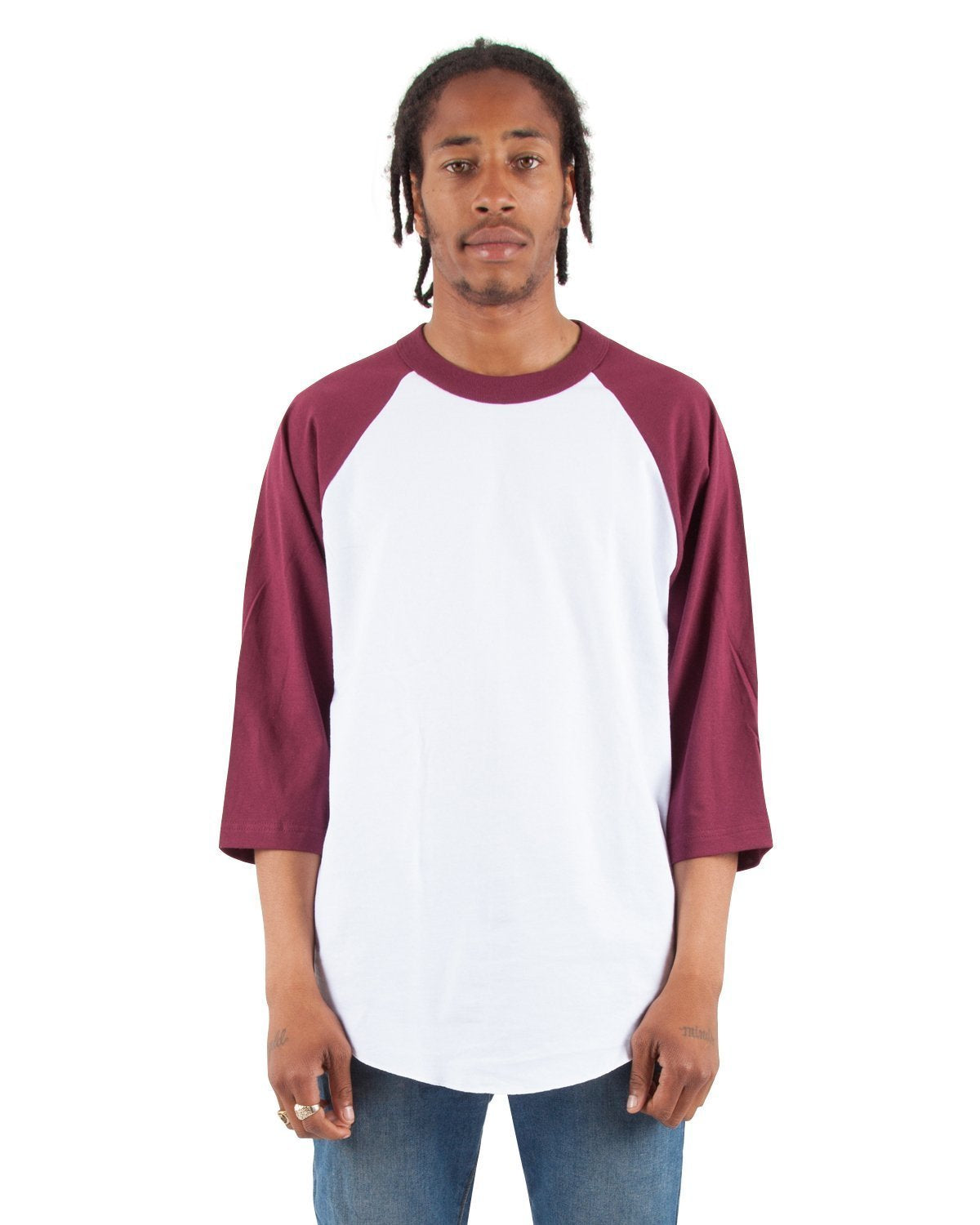 6.0oz Raglan 3/4 Sleeve - Large Sizes