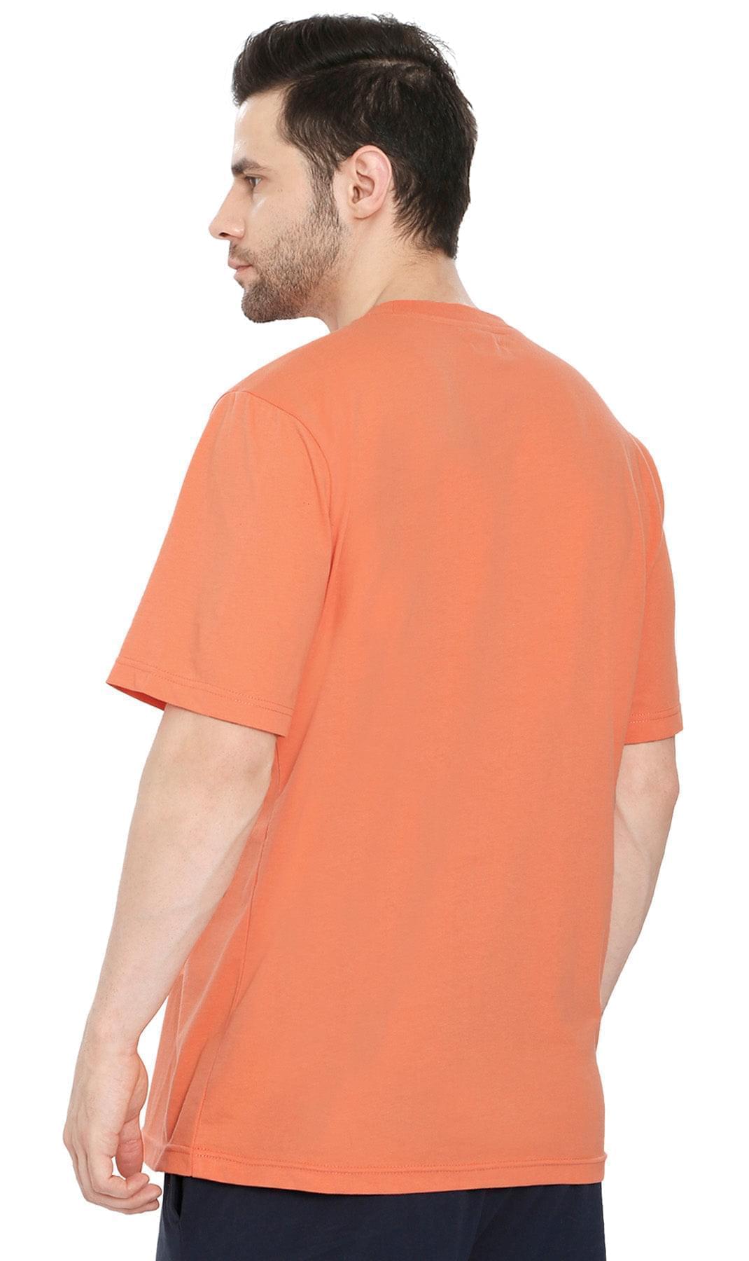 Men’s Heavyweight Short Sleeve Crew Neck T-Shirt – Regular Fit Cotton Blend with Chest Pocket