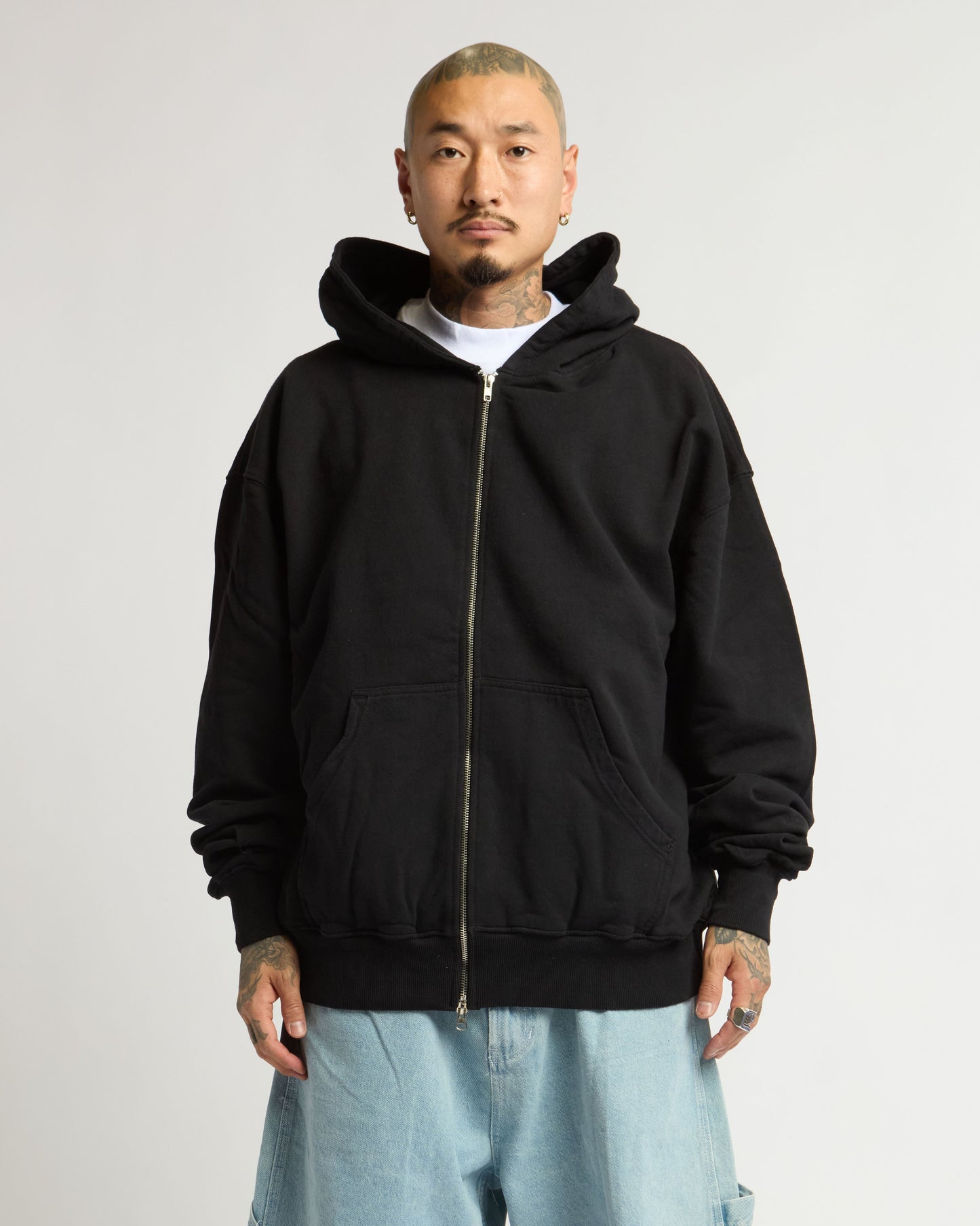 12.0oz Max Heavy Fleece Garment Dye Double Zip Hoodie