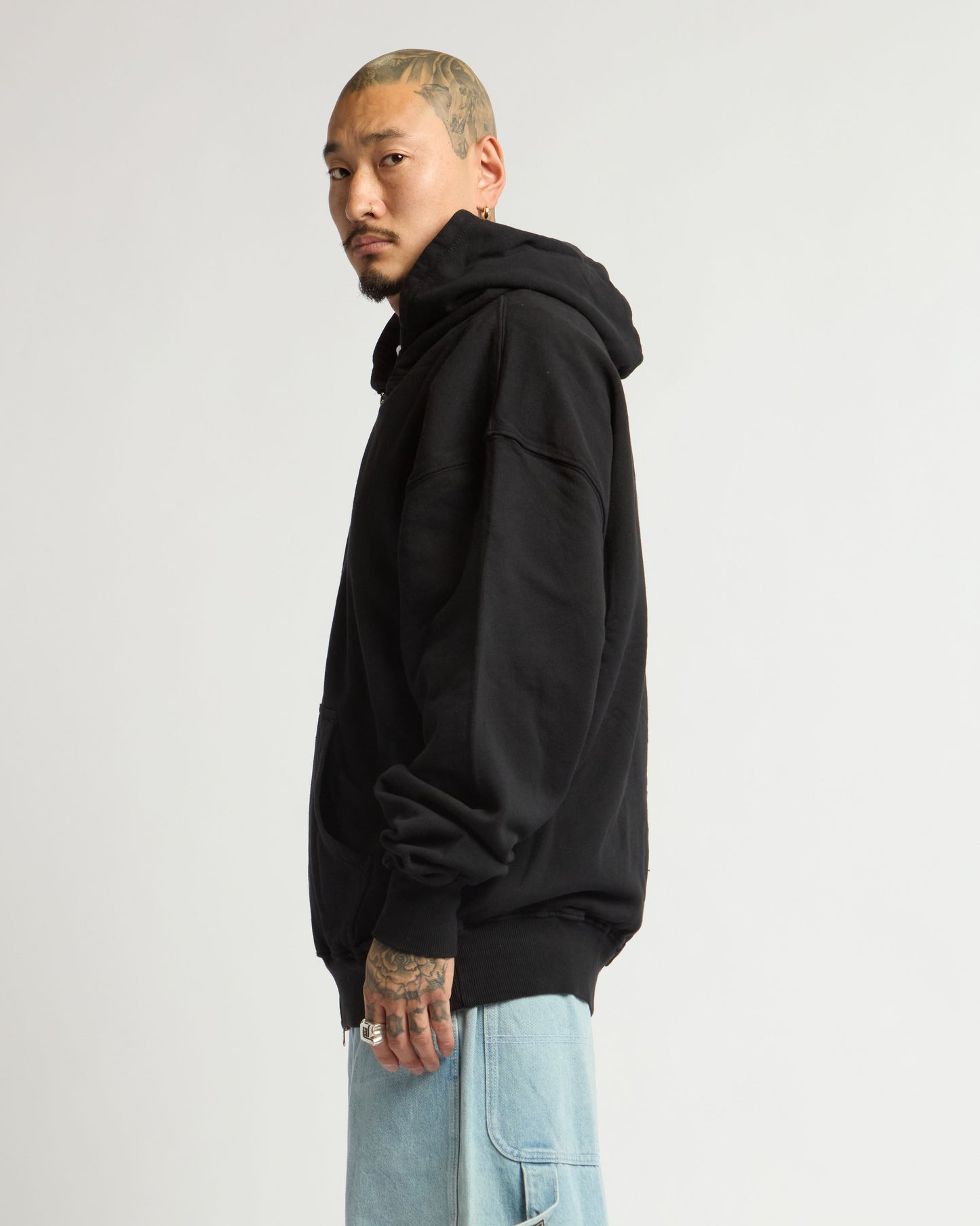 12.0oz Max Heavy Fleece Garment Dye Double Zip Hoodie