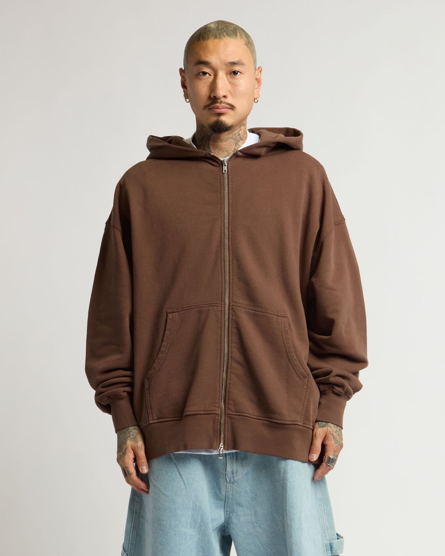 12.0oz Max Heavy Fleece Garment Dye Double Zip Hoodie