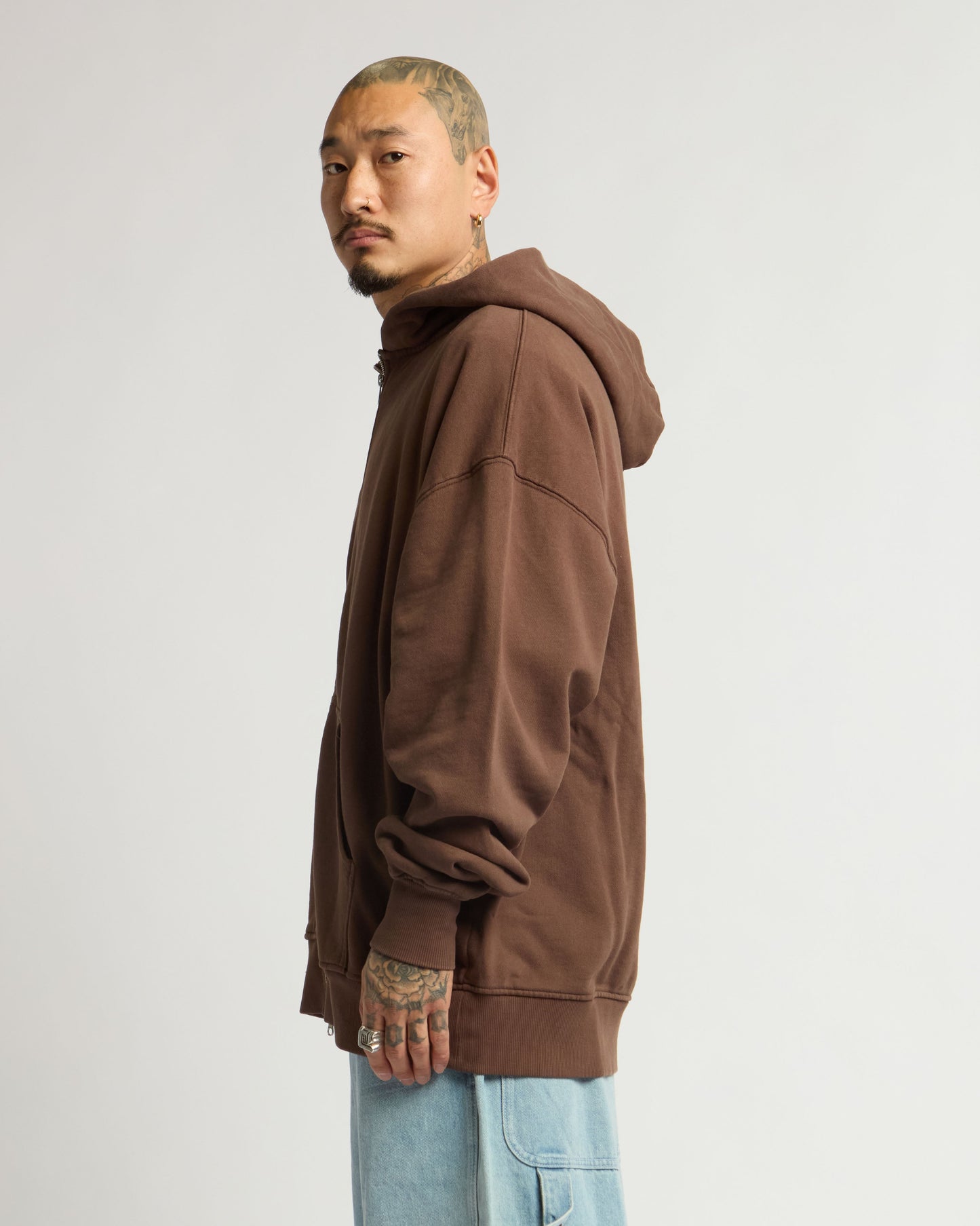 12.0oz Max Heavy Fleece Garment Dye Double Zip Hoodie