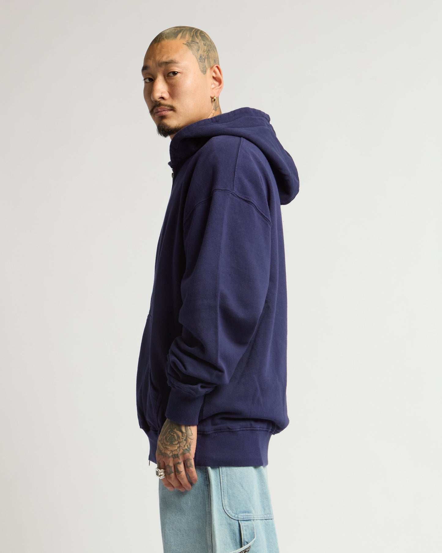 12.0oz Max Heavy Fleece Garment Dye Double Zip Hoodie