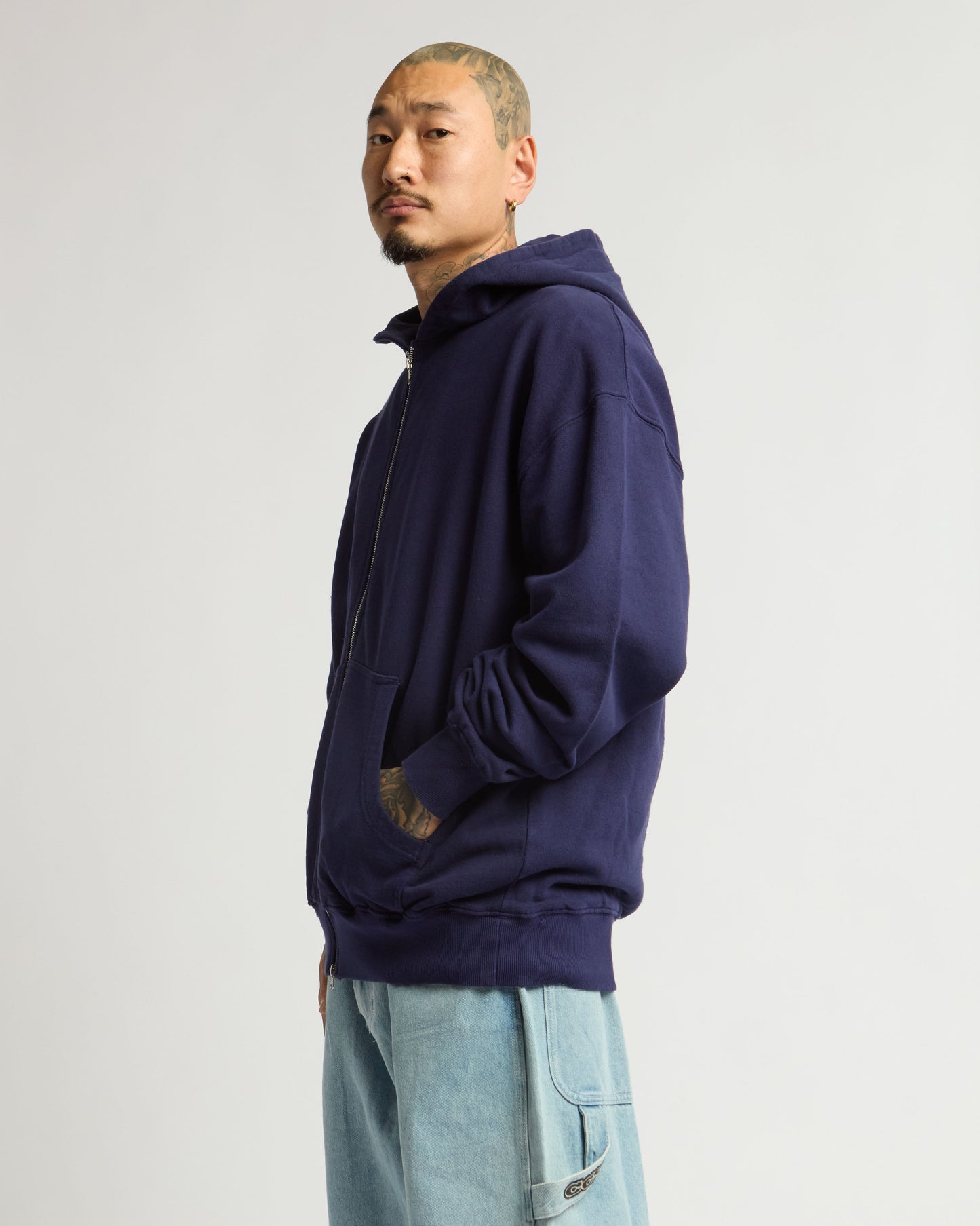 12.0oz Max Heavy Fleece Garment Dye Double Zip Hoodie