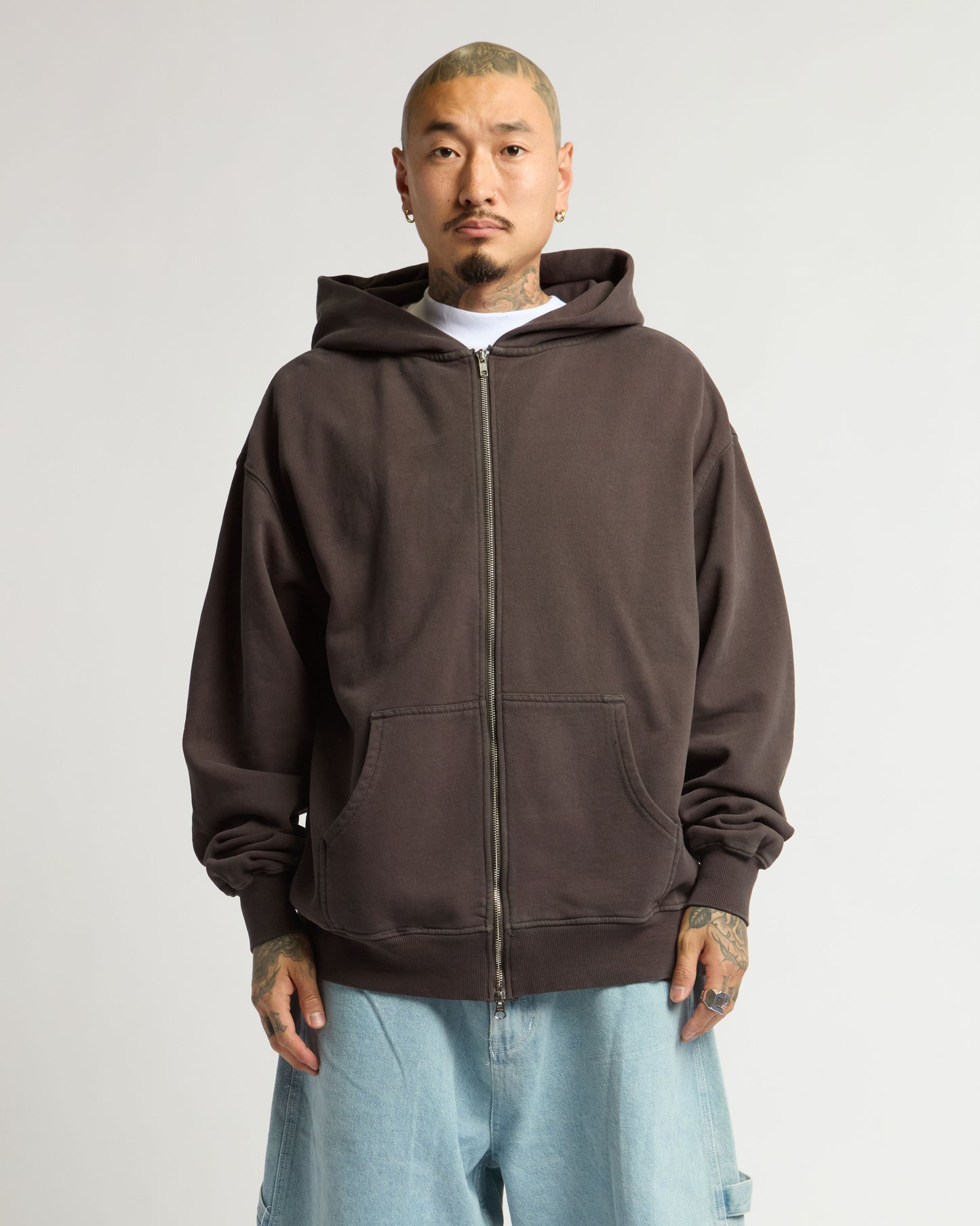 12.0oz Max Heavy Fleece Garment Dye Double Zip Hoodie