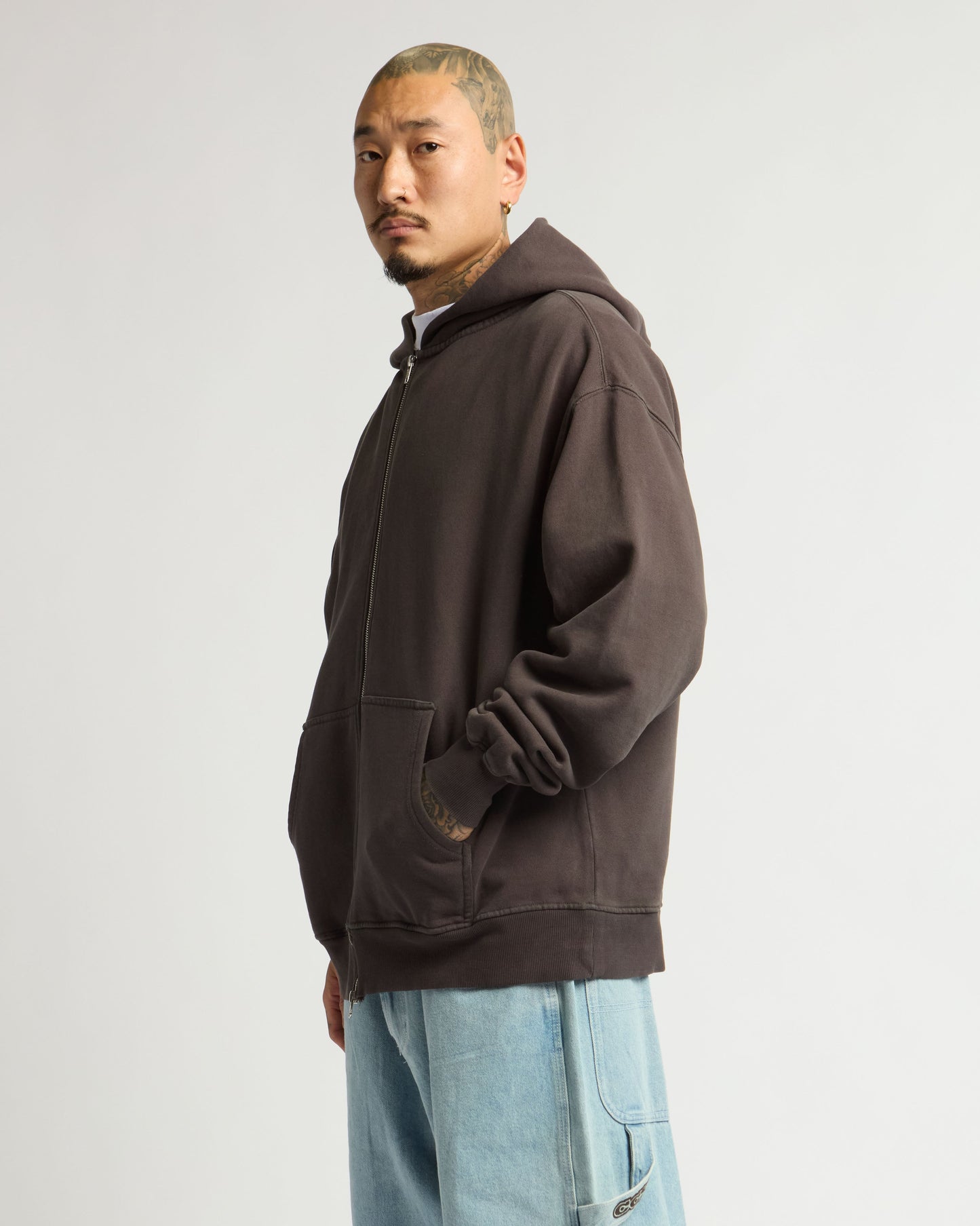 12.0oz Max Heavy Fleece Garment Dye Double Zip Hoodie