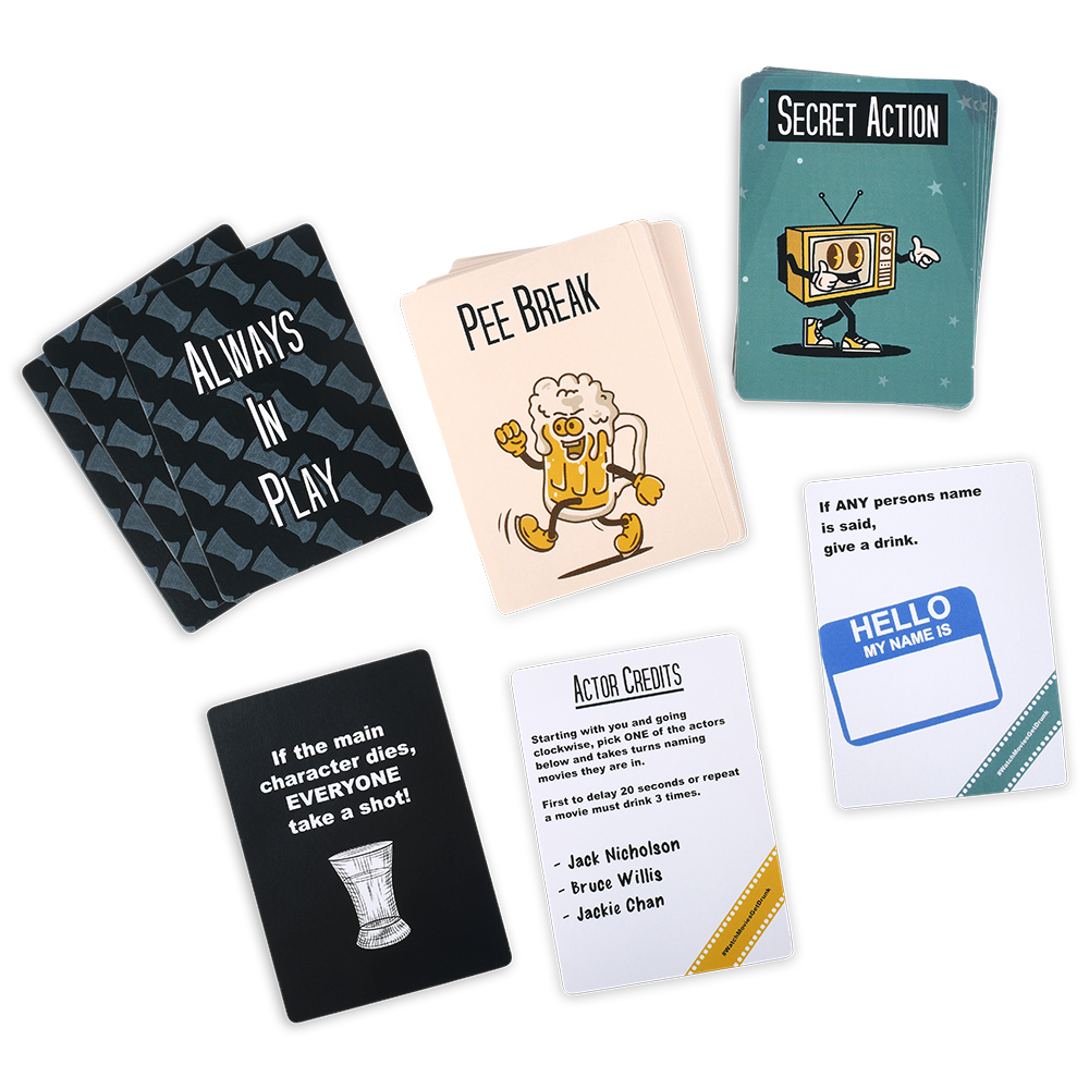 WATCH MOVIES, GET DRUNK - The Live Movie Drinking Game