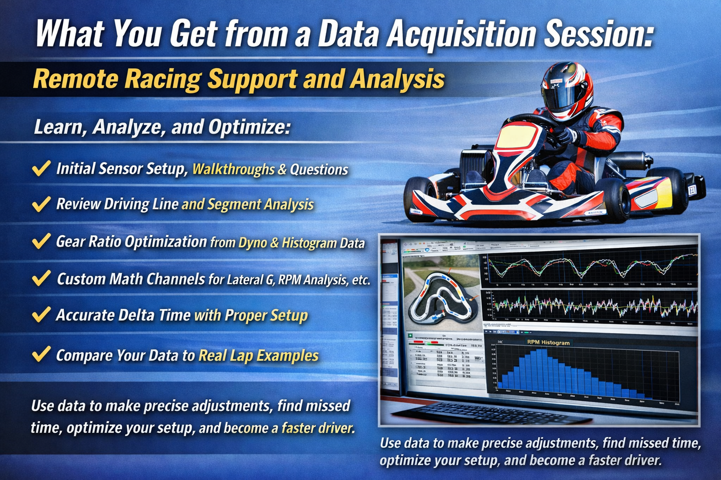MyChron 6 Kart Data Logger with Included Data Session