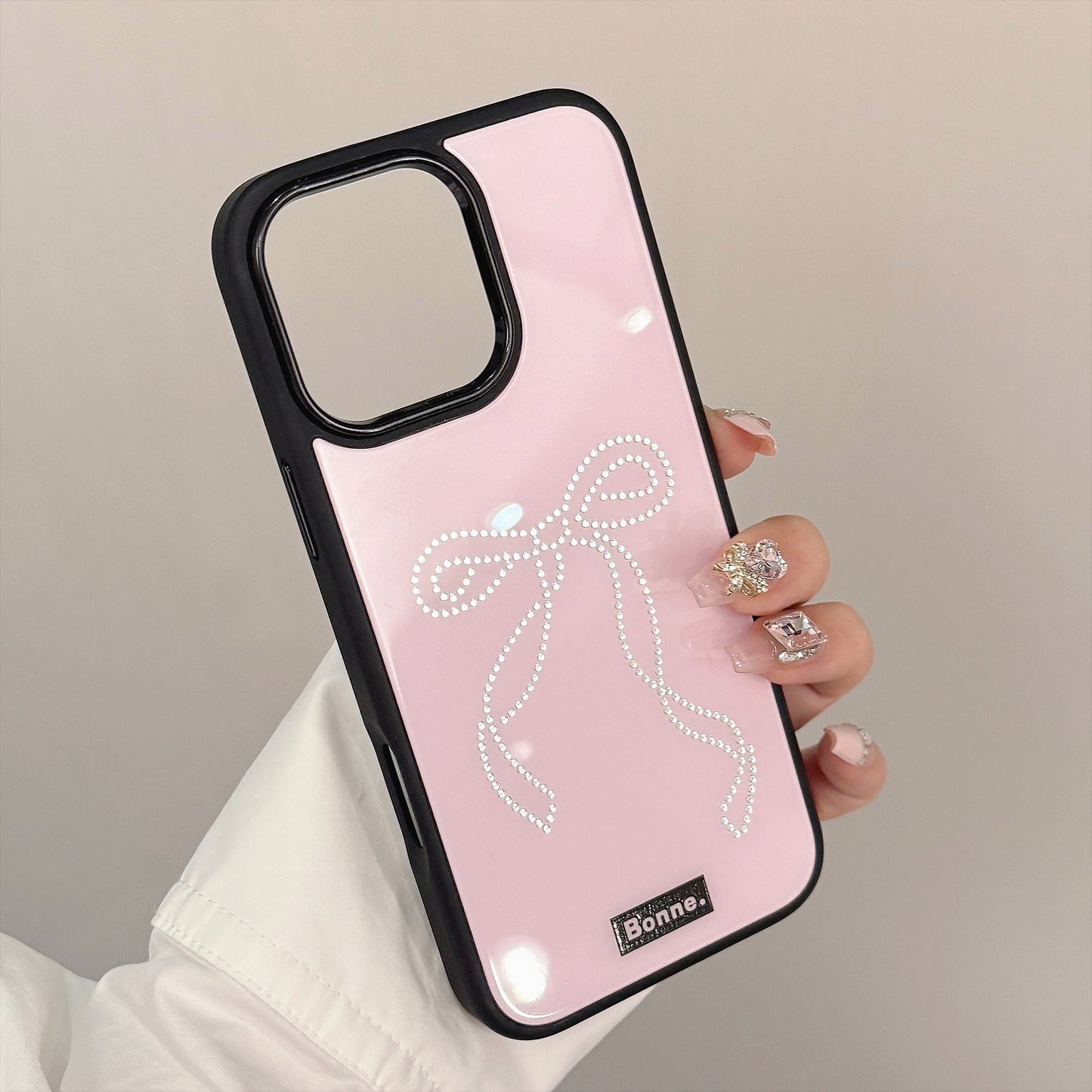 Gilt ins sweet cool wind iphone16 apple 17pro max mobile phone case 13 generation 14 bow 12 applicable