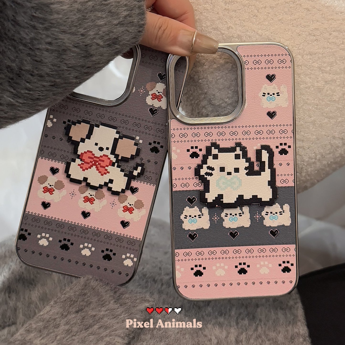 Fair Island cartoon apple 16 mobile phone case 17promax leather 15 for iPhone13 plating hard 11 couple