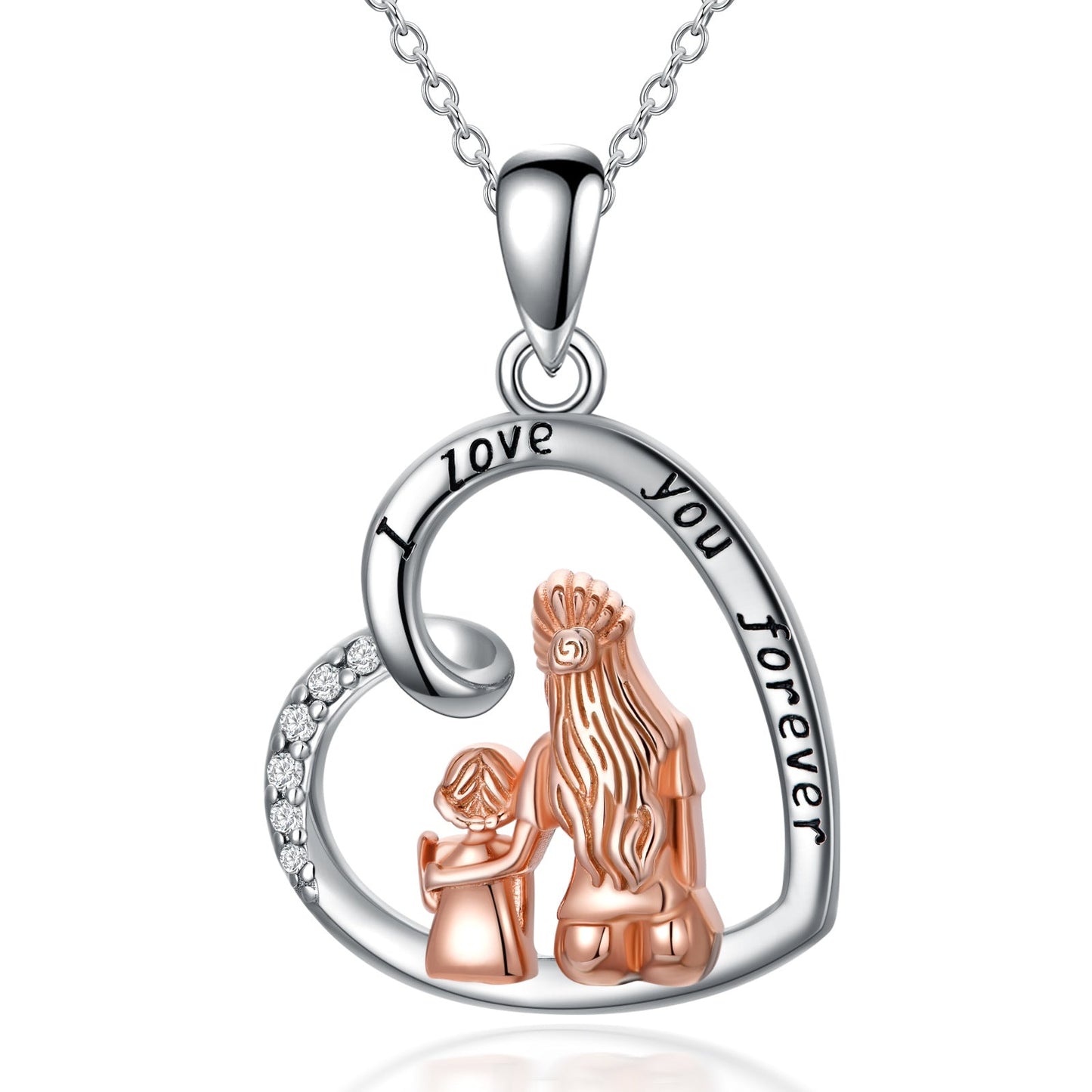 925 Sterling Silver Big Sister Necklace Gifts mothers necklace for one child