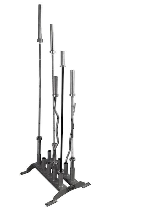 Vertical Olympic Bar Rack - 10 Bar - Muscle D Fitness -  Sturdy Vertical Olympic Bar Holder