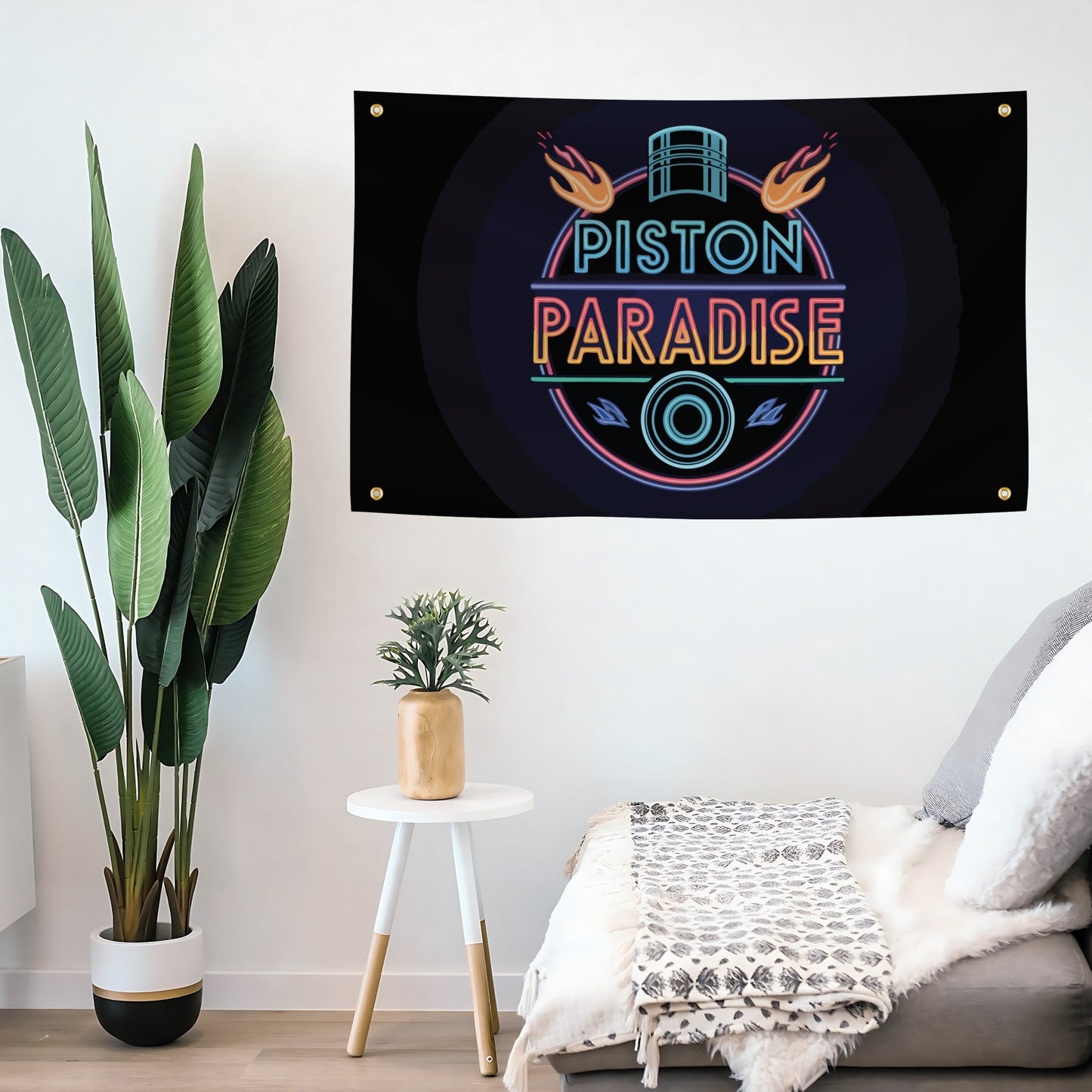 Piston Paradise Flag