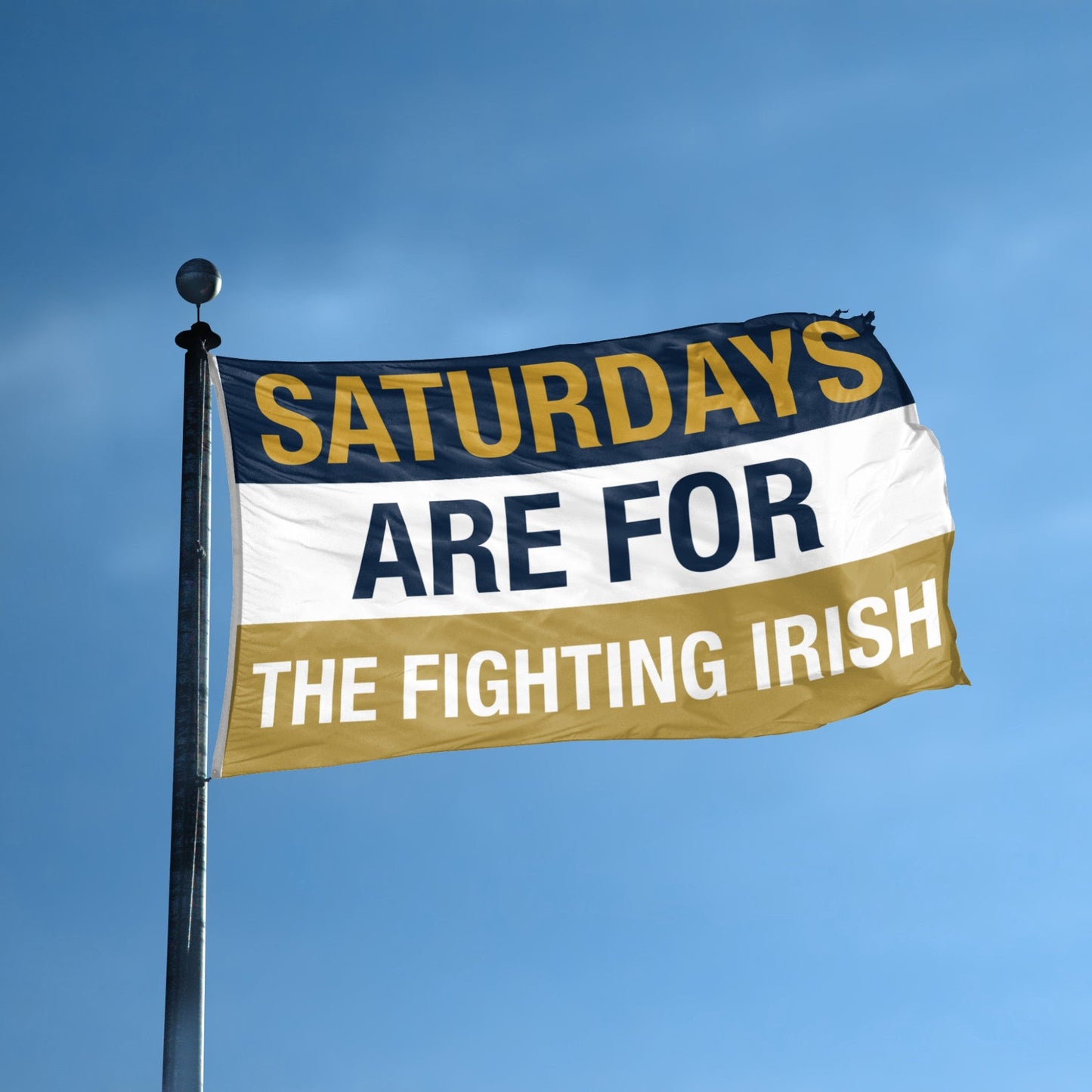Saturdays Are for the Fighting Irish Flag