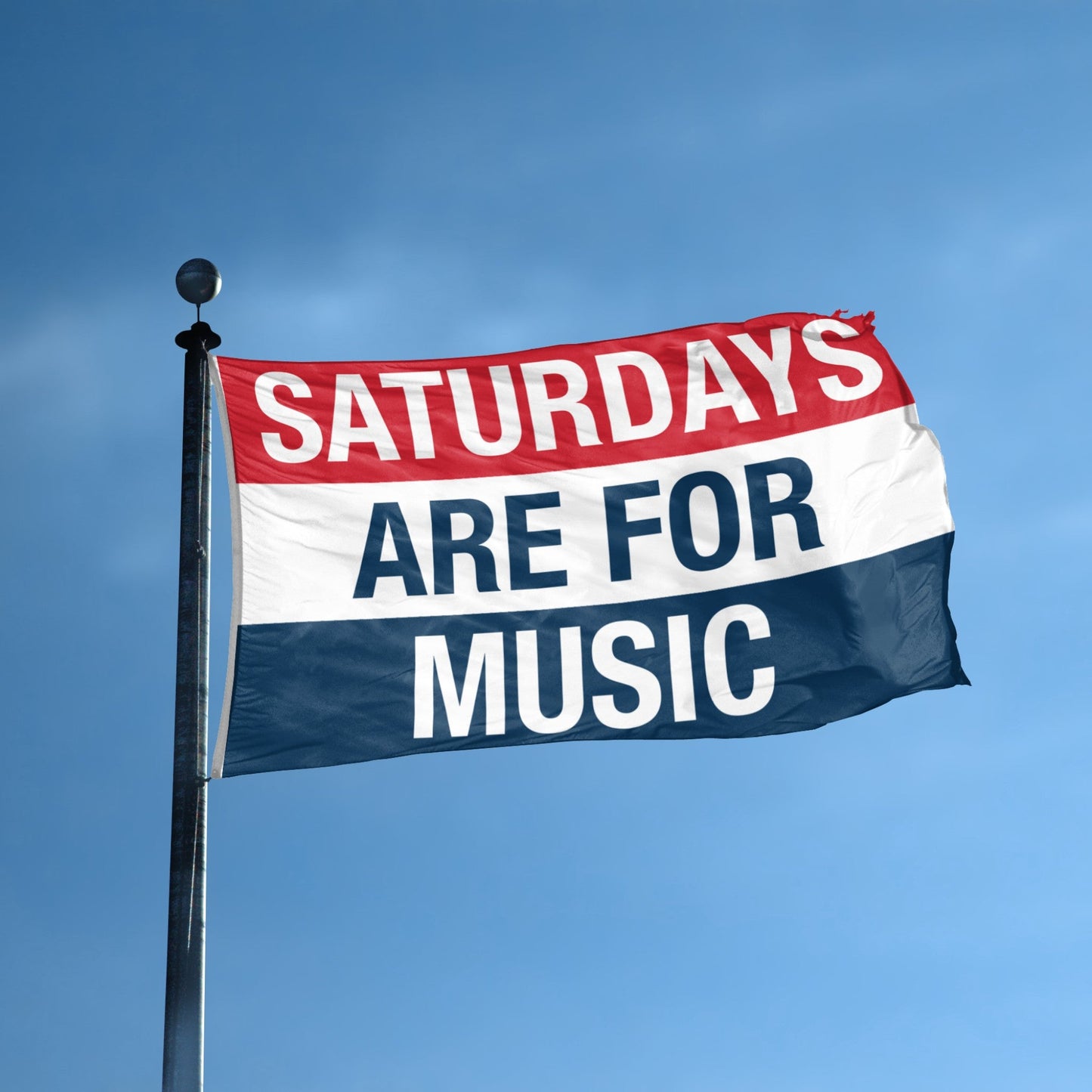 Saturdays Are for Music Flag
