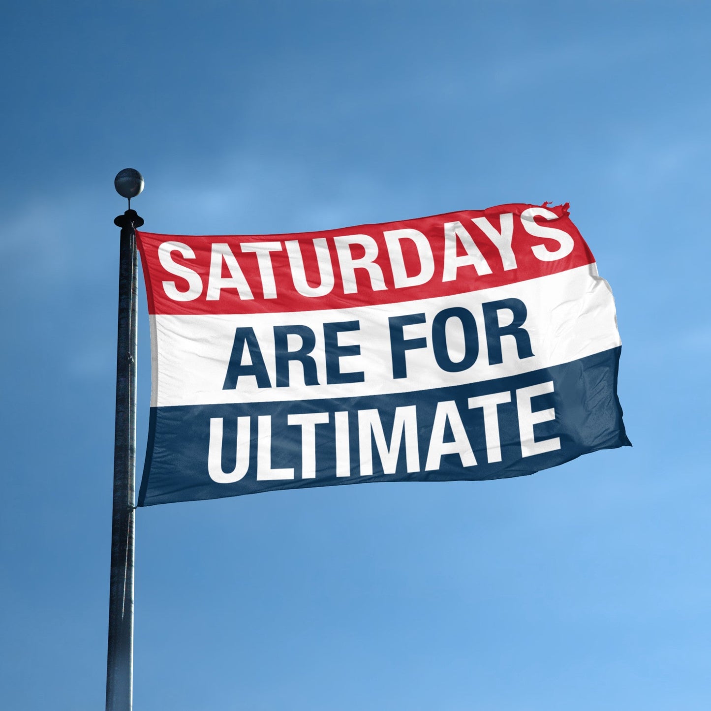Saturdays Are for Ultimate Frisbee Flag