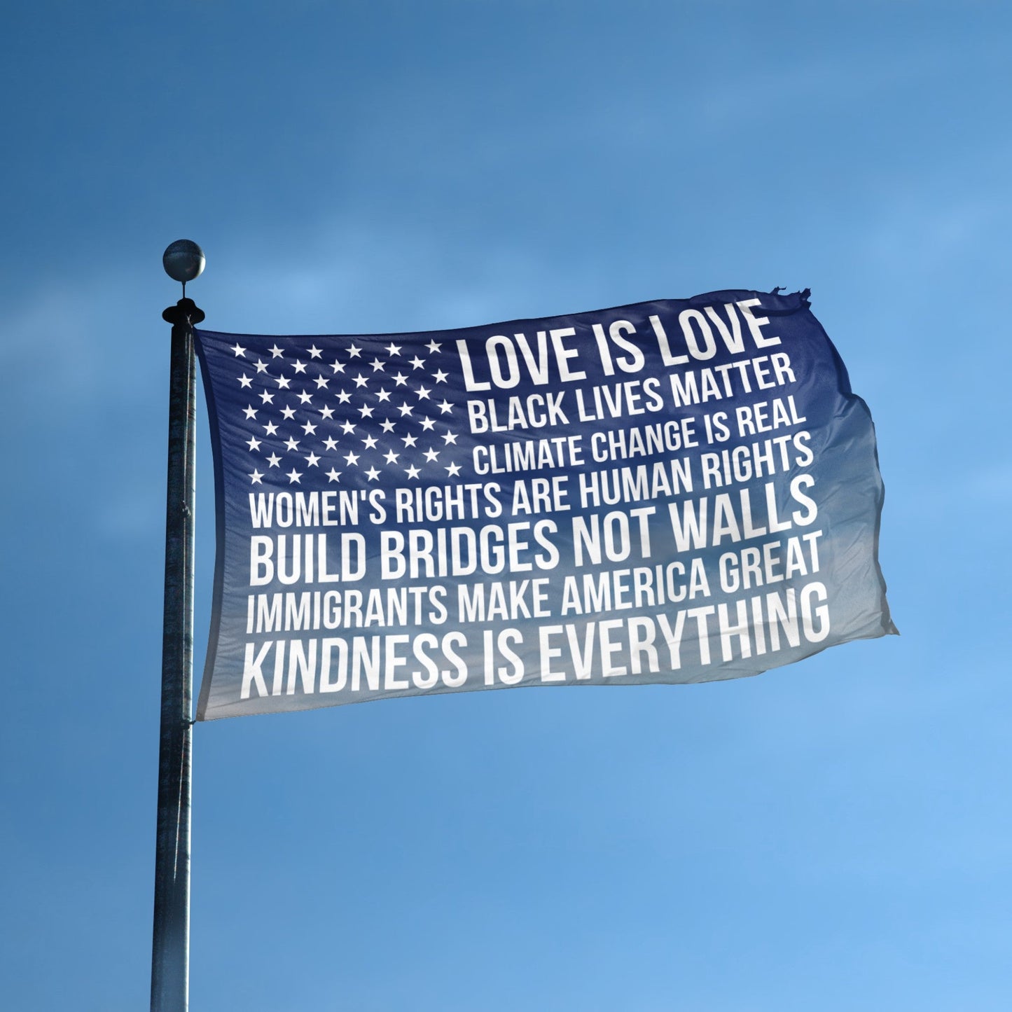 Positive Message American Flag