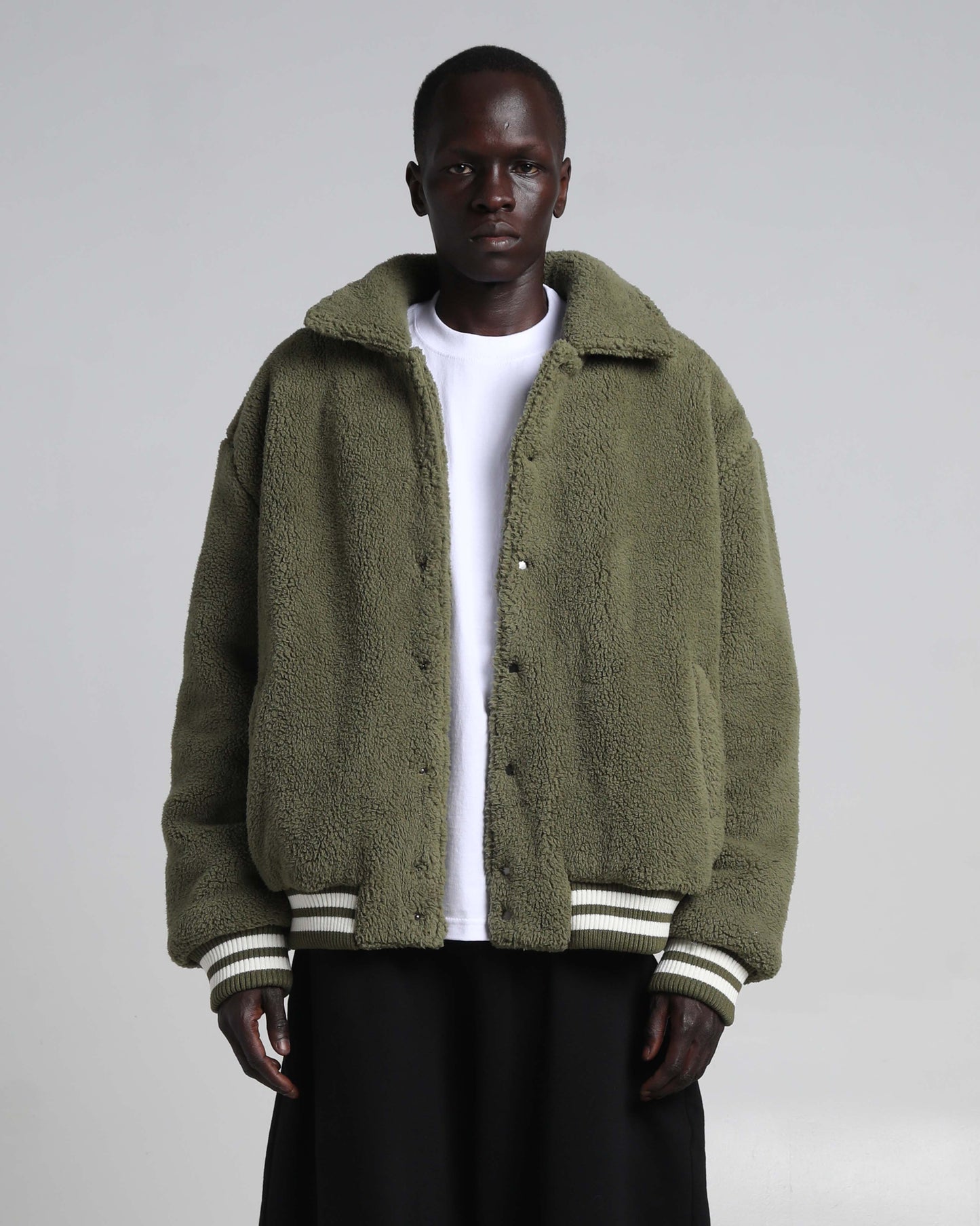 Sherpa Varsity Jacket