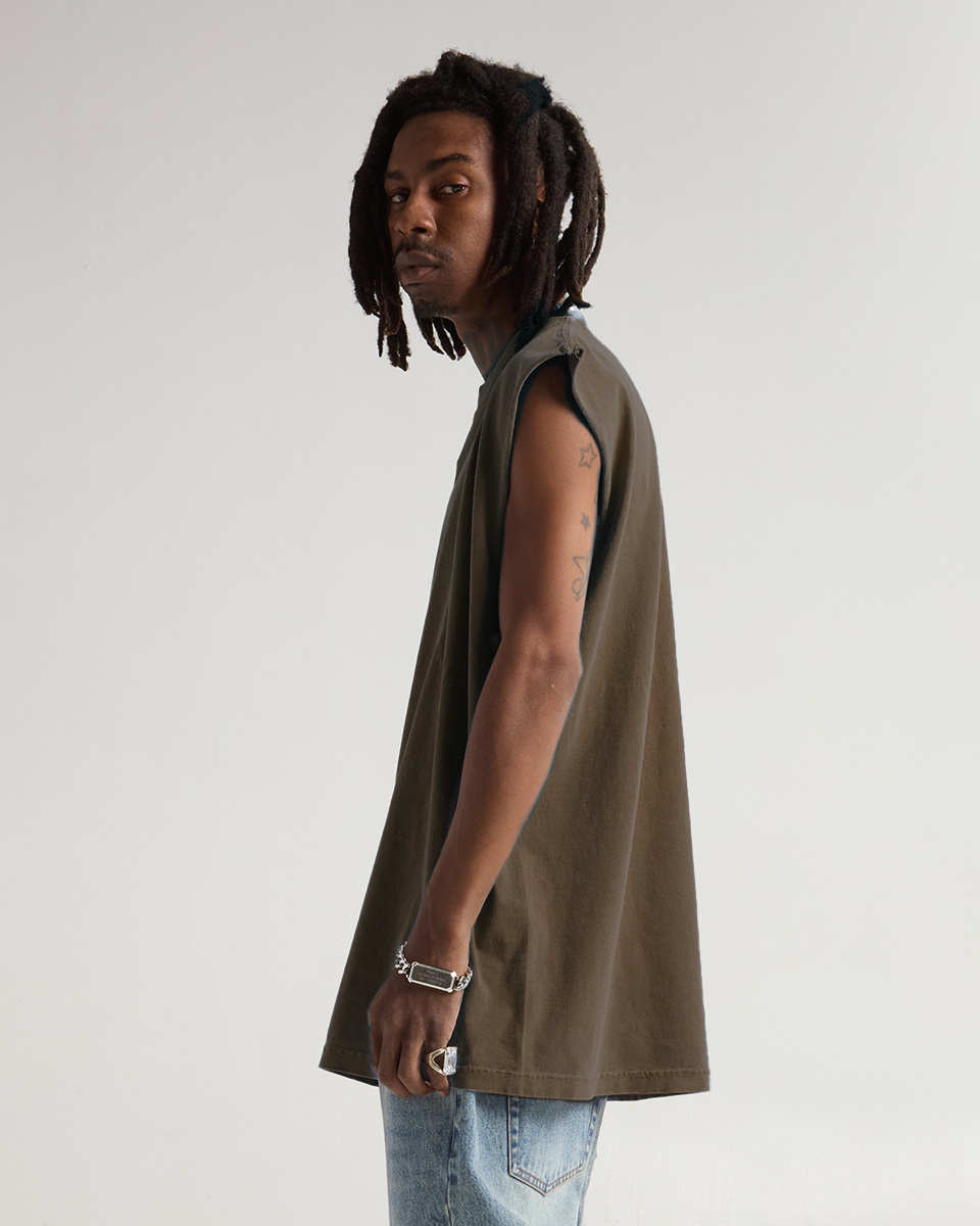 7.5oz Garment Dye Muscle Tee
