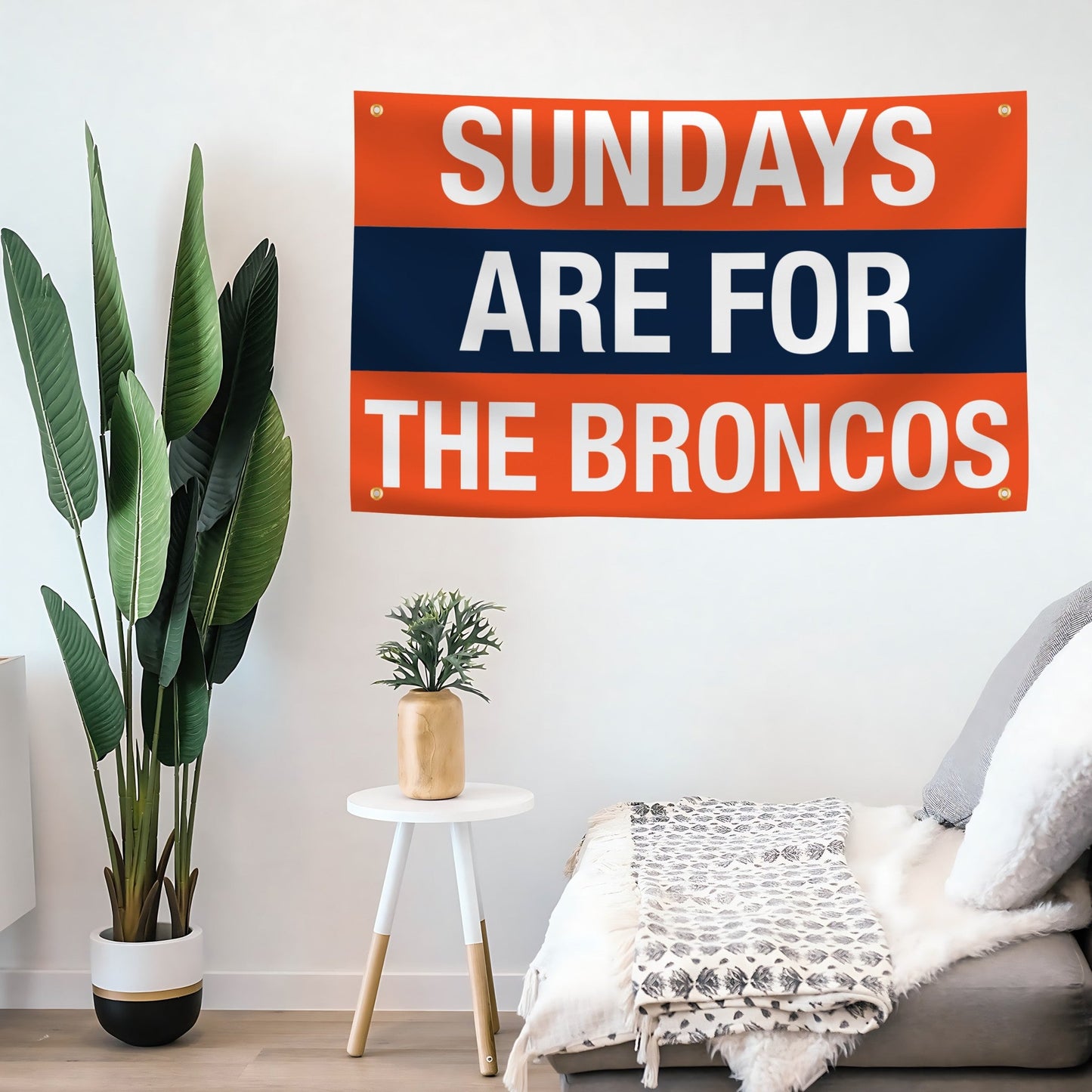 Sundays Are for the Broncos Flag