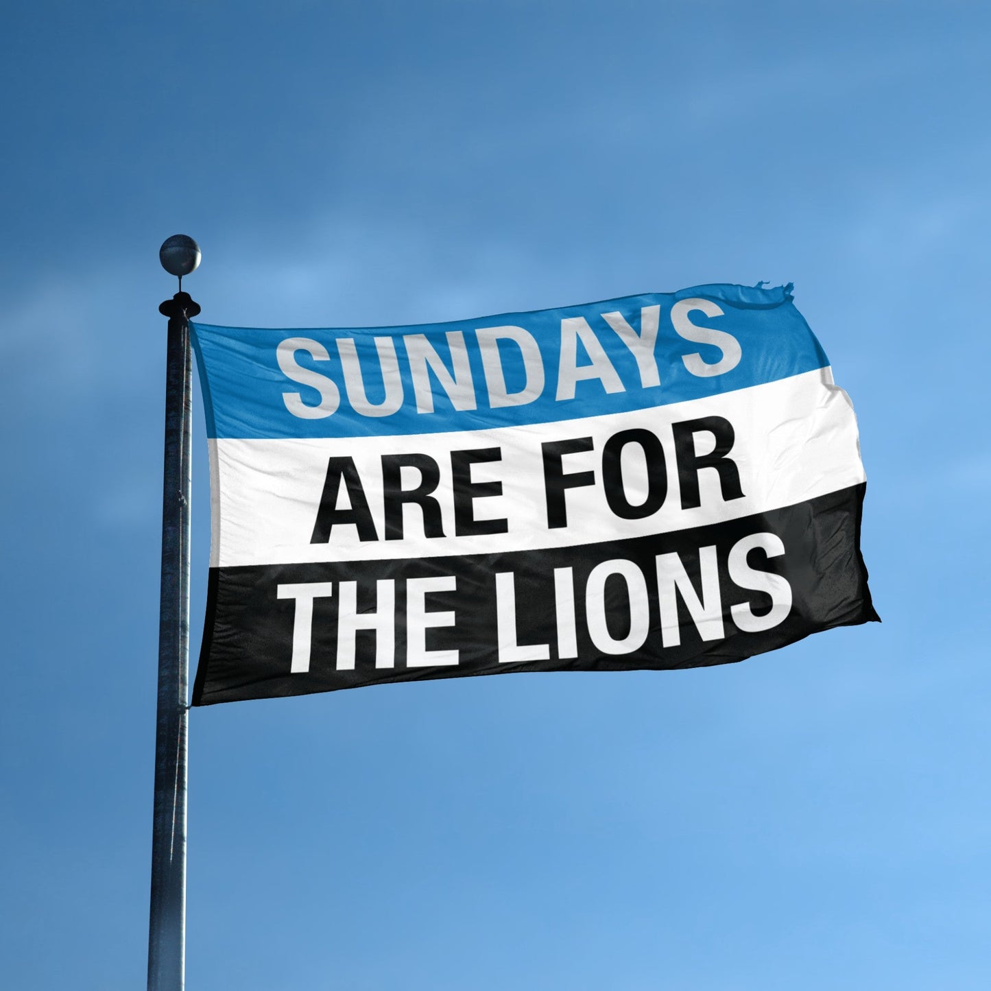 Sundays Are for the Lions Flag