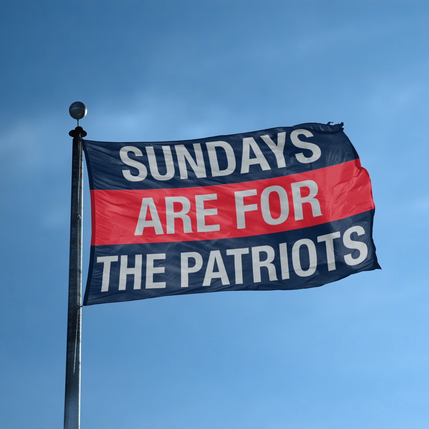 Sundays Are for the Patriots Flag