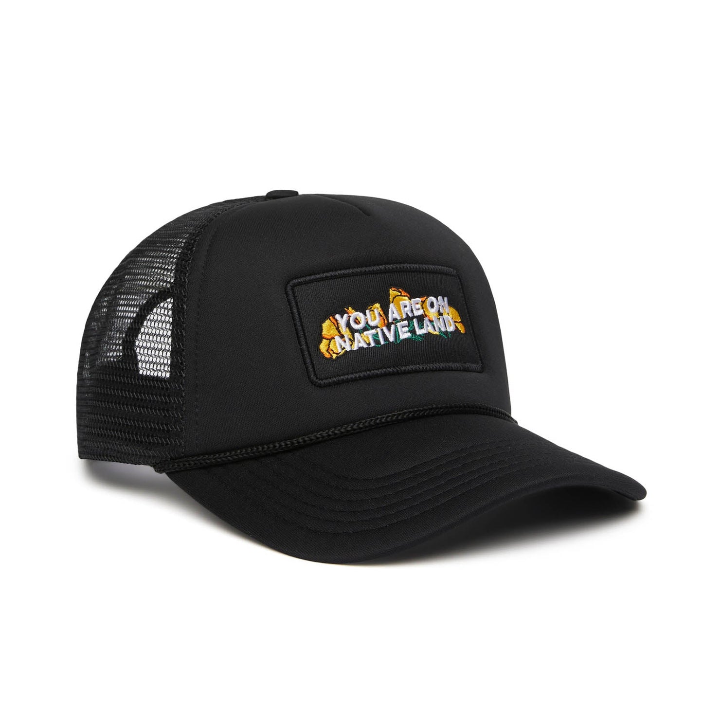 'YOU ARE ON NATIVE LAND' POPPY TRUCKER