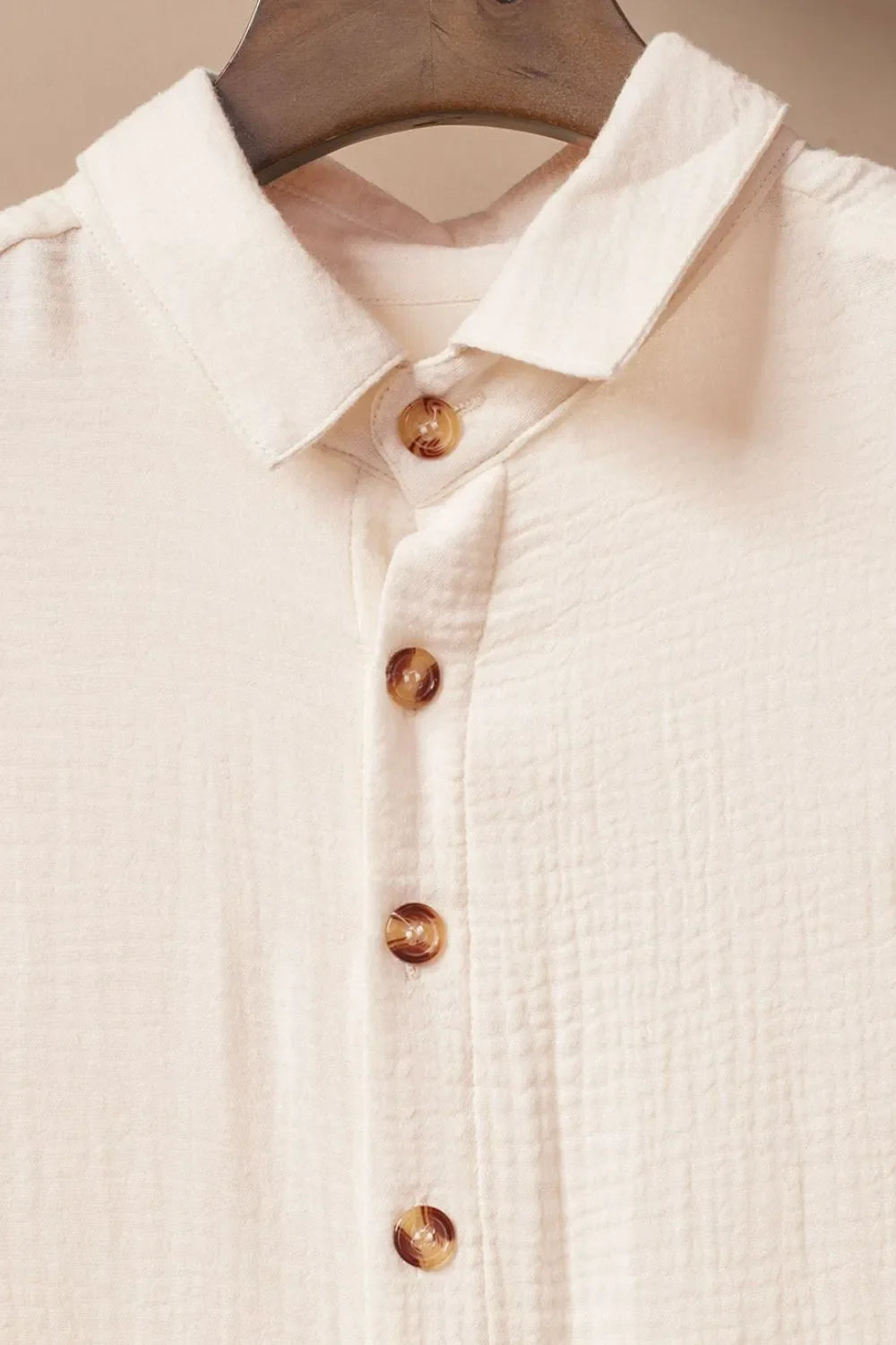 Button Down Short Sleeve Midi Shirt Dress