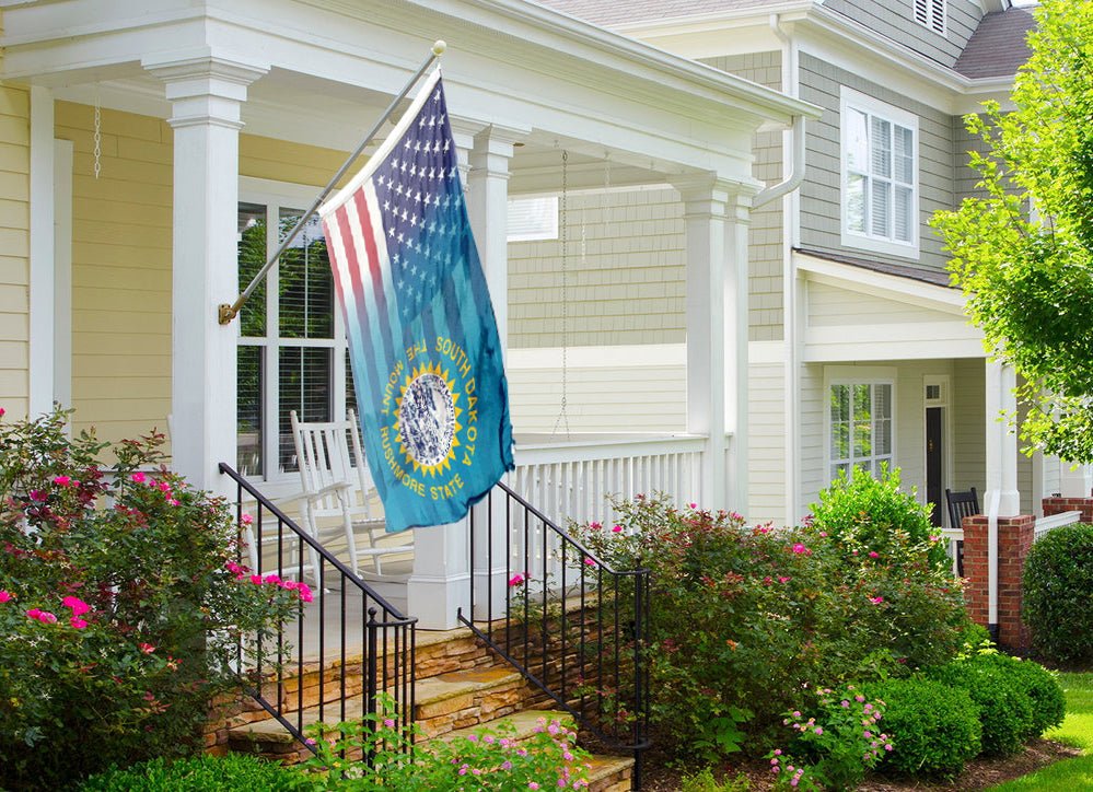 South Dakota & American Flag Blend